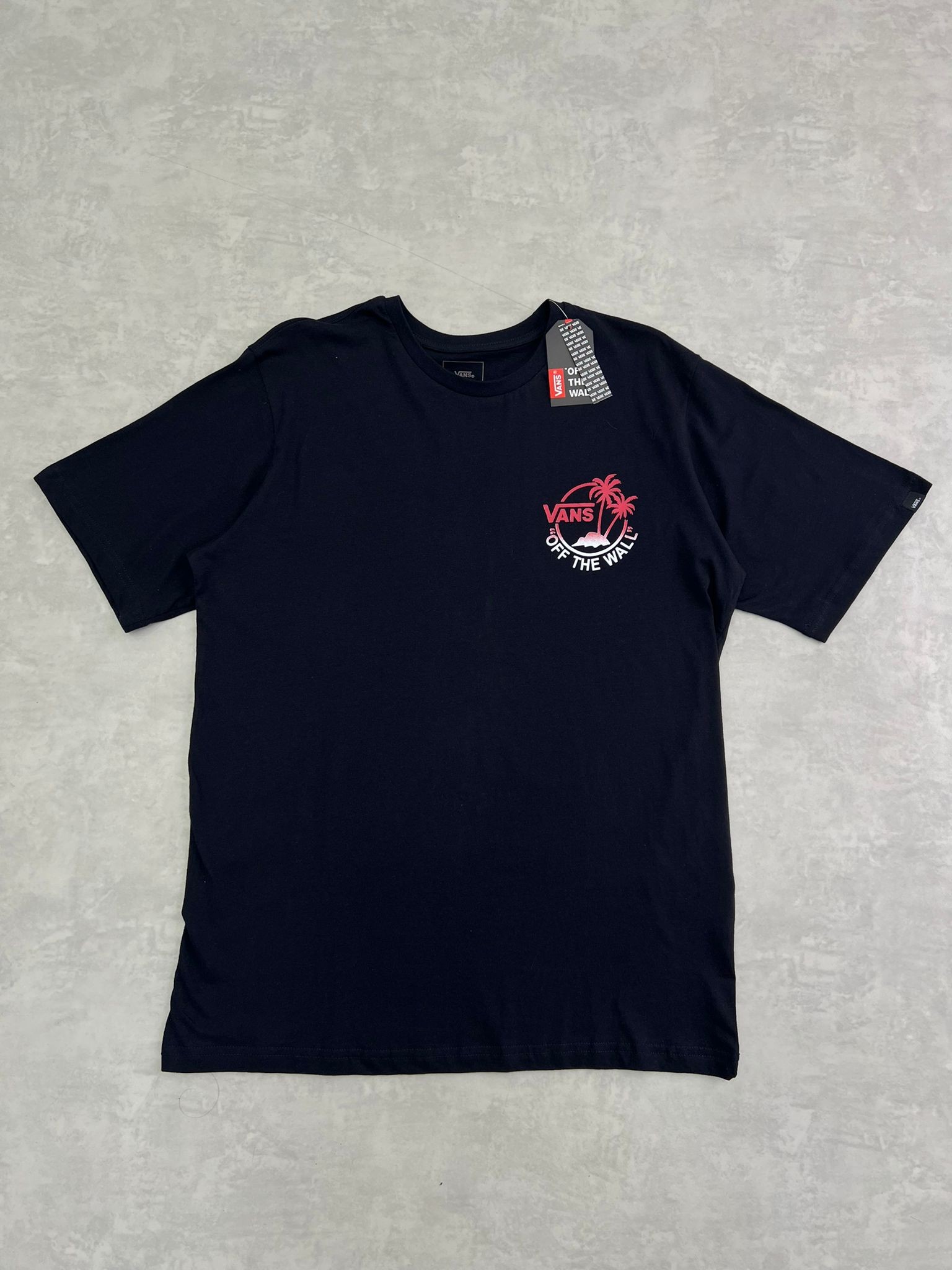 Yeni Sezon Back To Print Palm Beach Navy Blue T-shirt