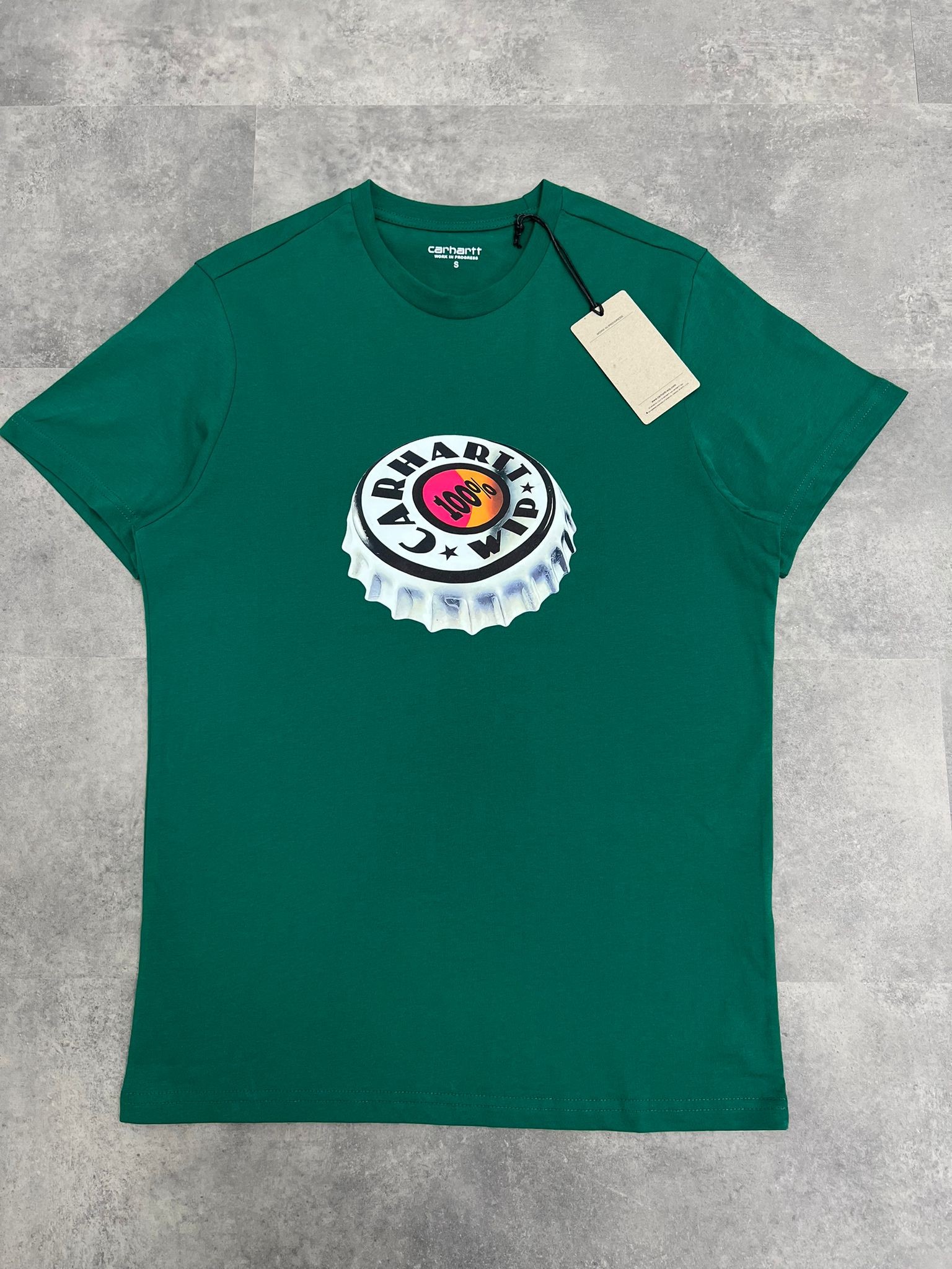 Yeni Sezon Soda Cap Mid Icon Logo Green T-shirt