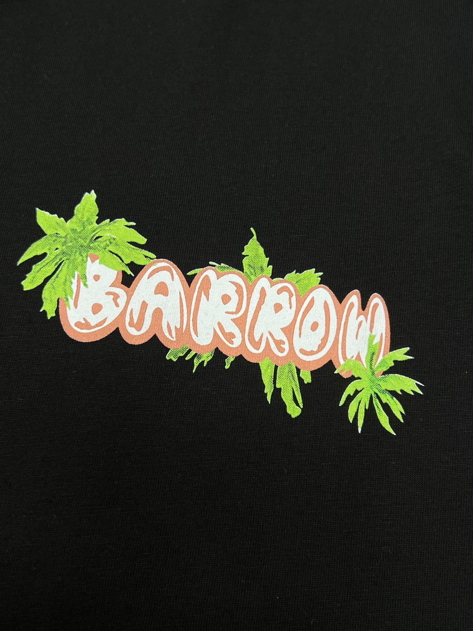 Barw Back To Print Black  T-shirt