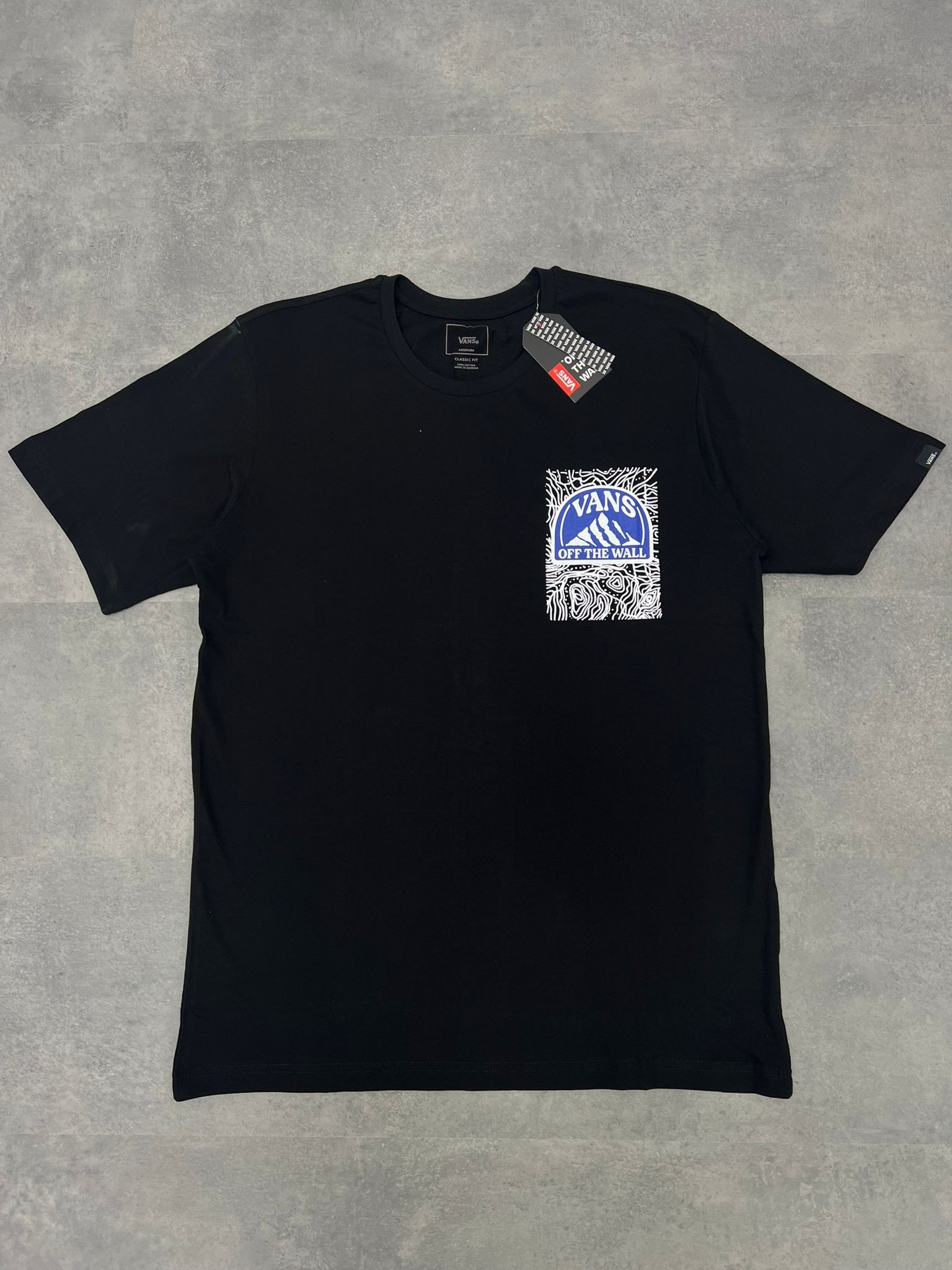 Yeni Sezon Back To Print SKY-8 Black T-shirt