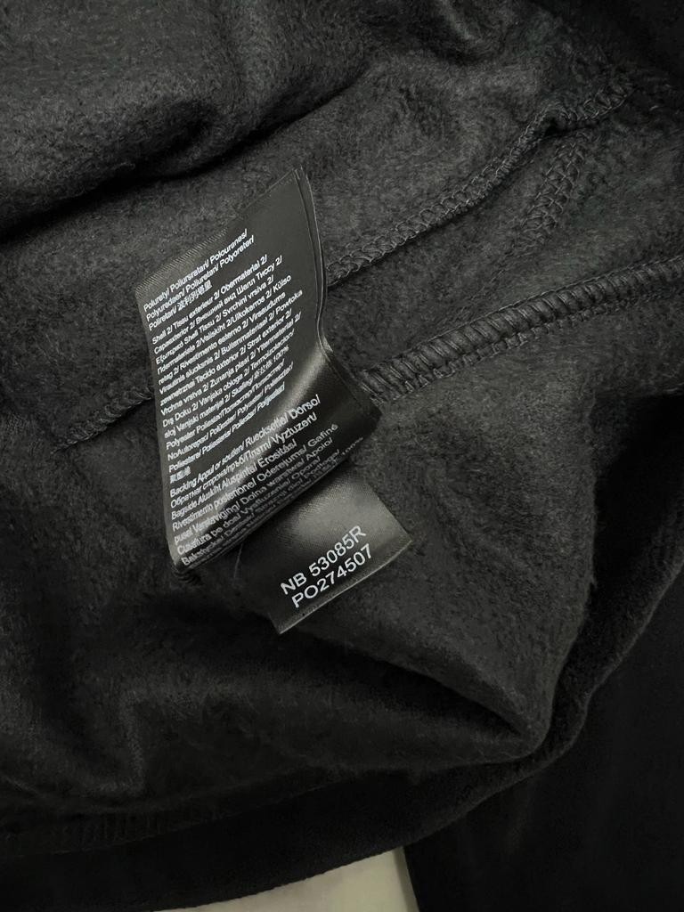 Full Zip Classic Kol Detaylı Black Polar