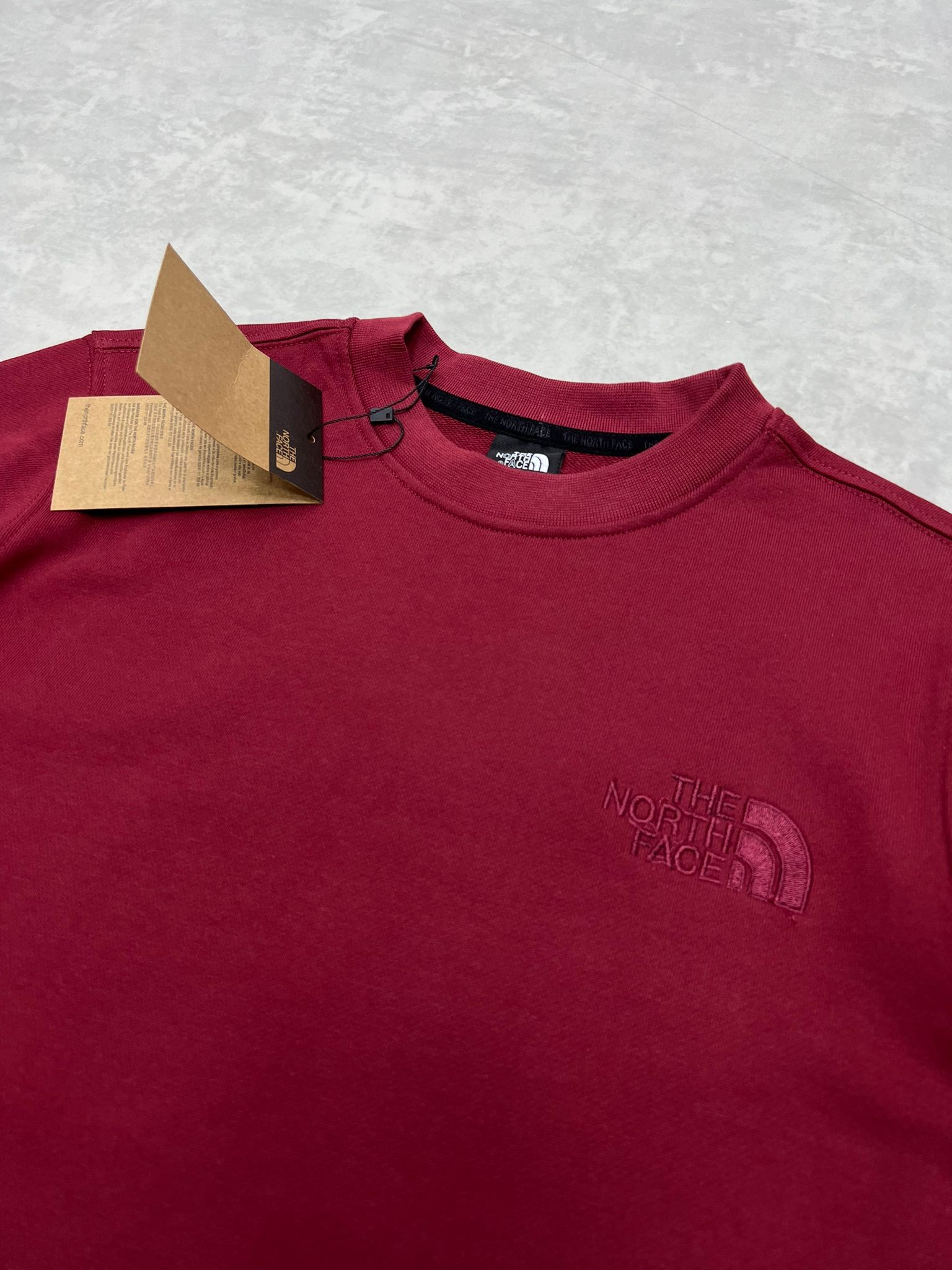 Basic Mini Logo Classic Bordo  Sweatshirt