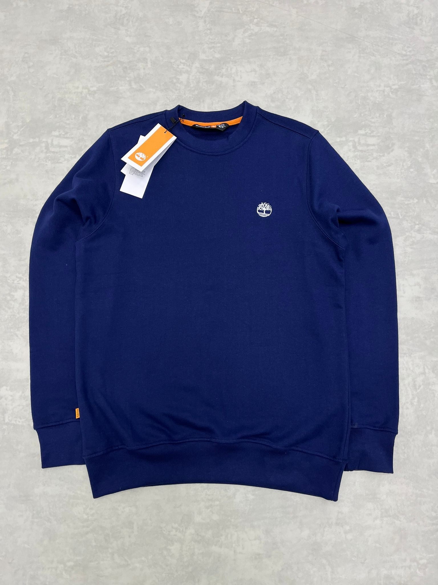 Basic Mini Logo Classic Navy Blue Sweatshirt