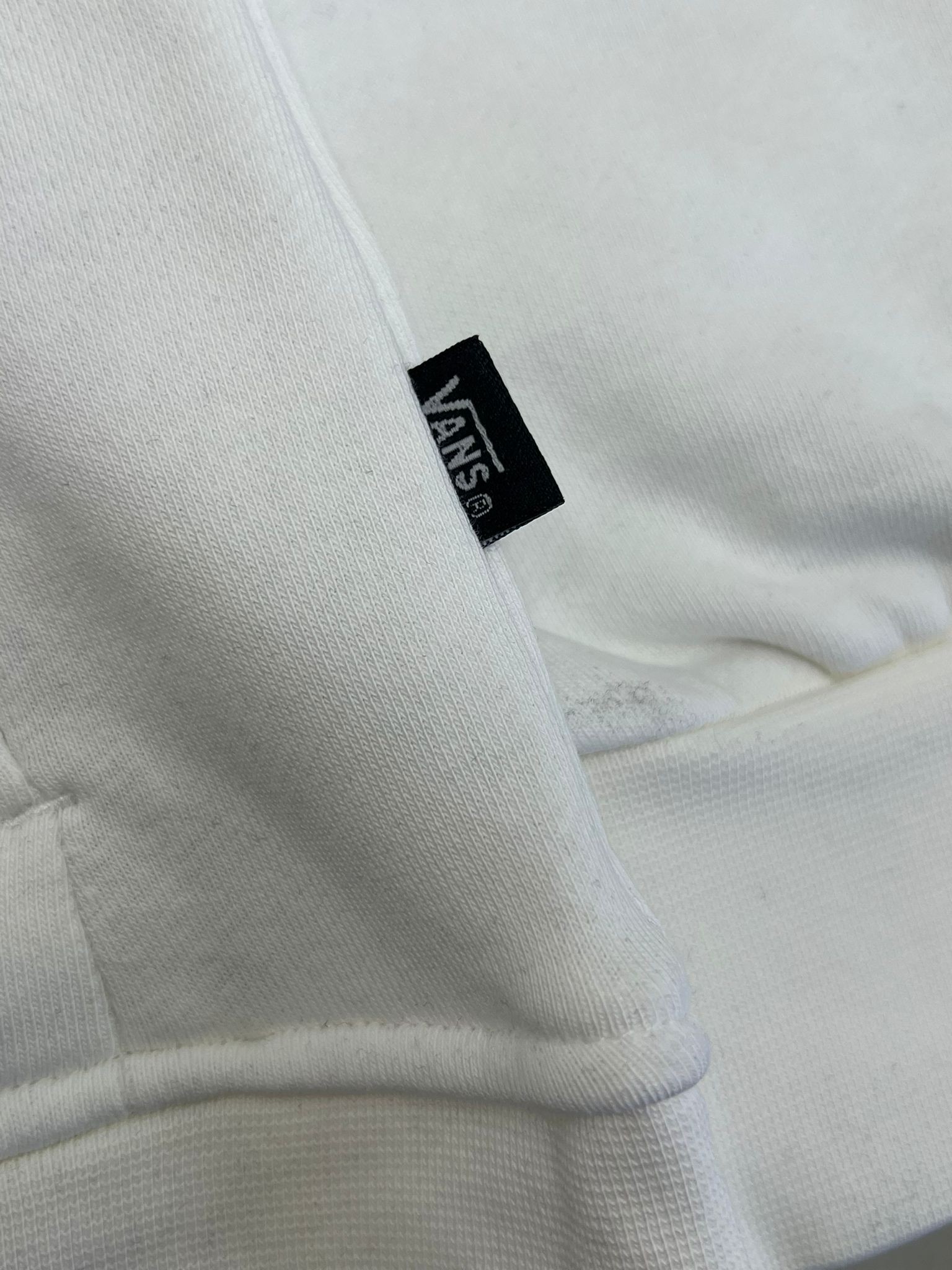 Basic Mini Patch Arma Nakış Logo Cream Sweatshirt