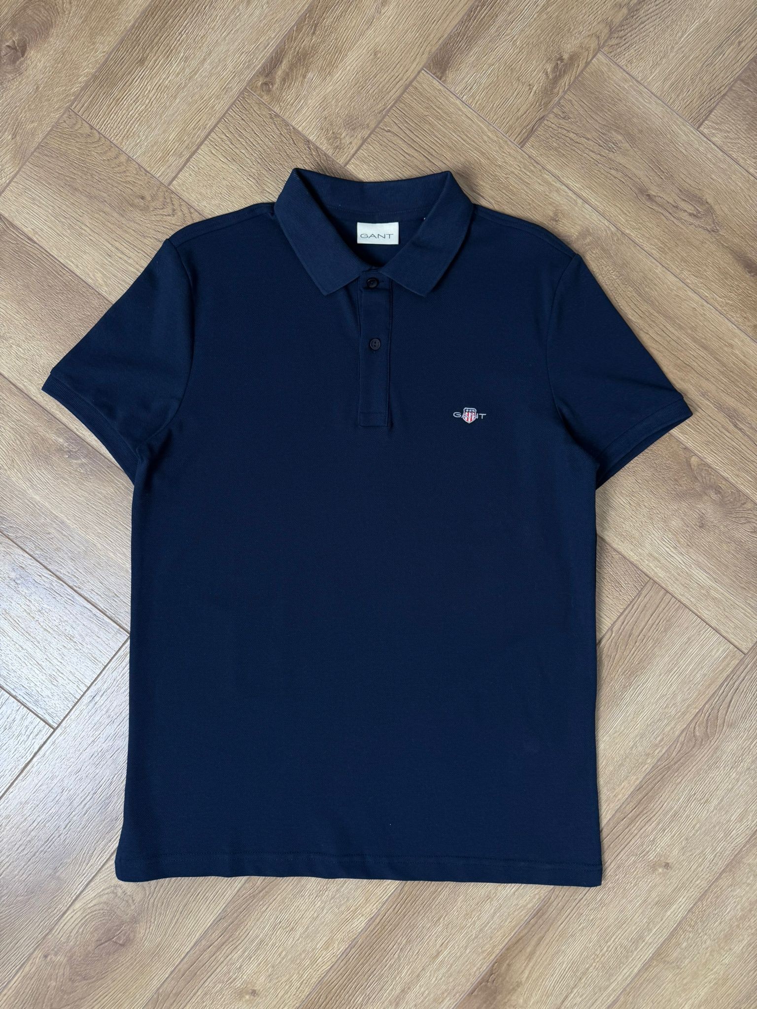 Yeni Sezon Essential Basic Mini Logo Polo Yaka - LACİVERT