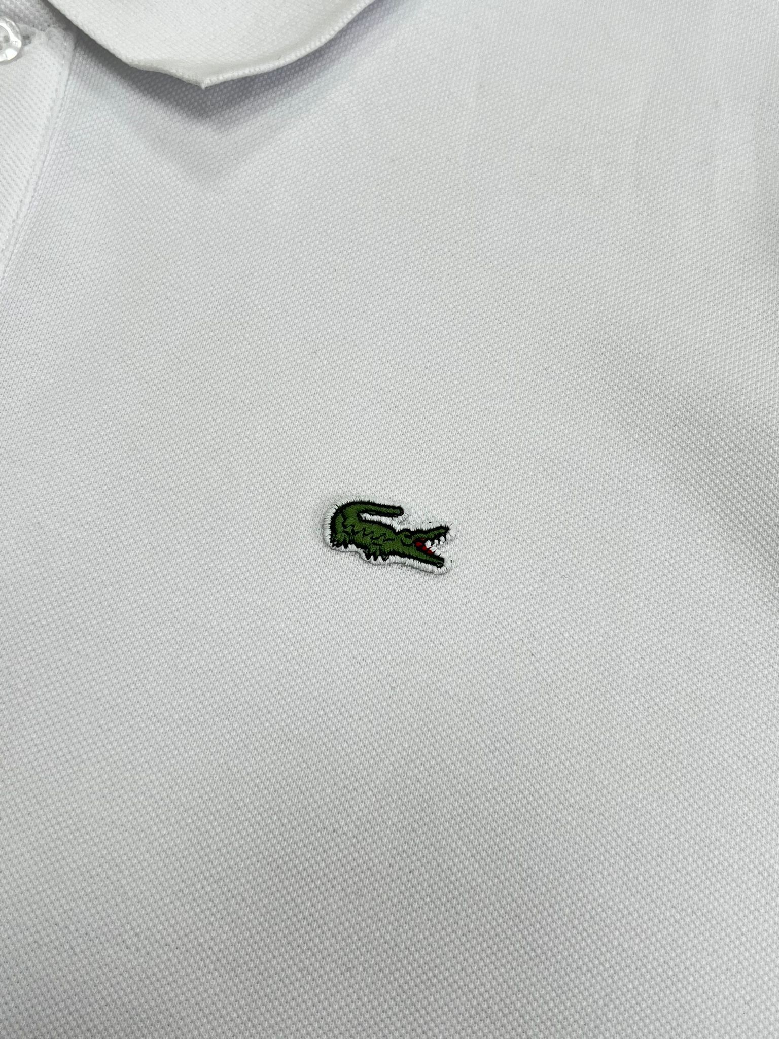 Classic Patch Mini Logo Polo Yaka White T-shirt