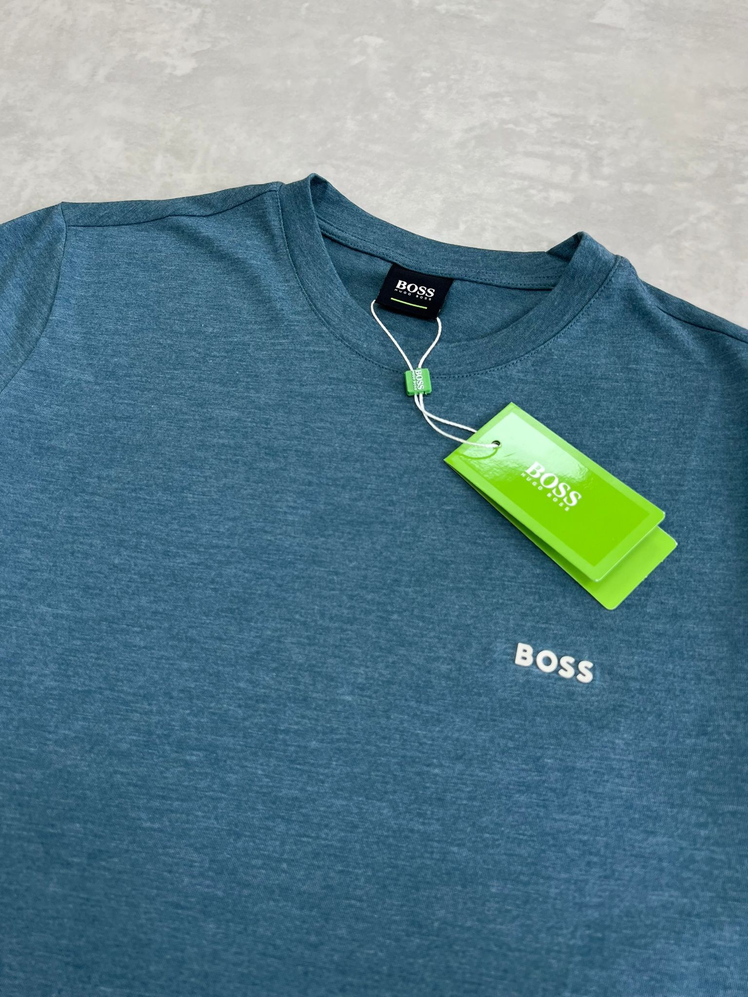 Petrol Yeşili  Basic Mini Logo Classic  T-shirt