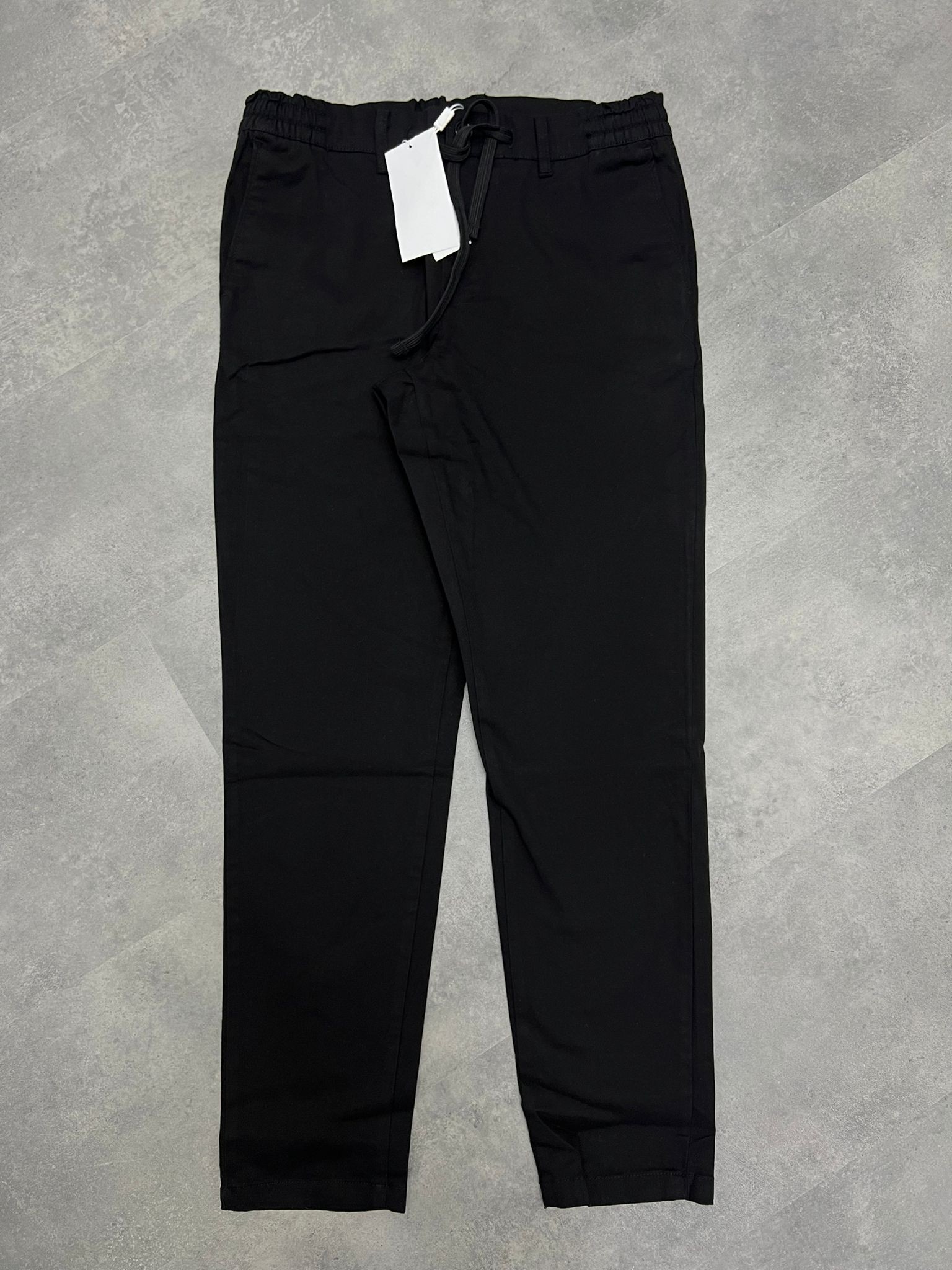 Yeni Sezon Organik Pamuk Gabardin Pantalon - SİYAH