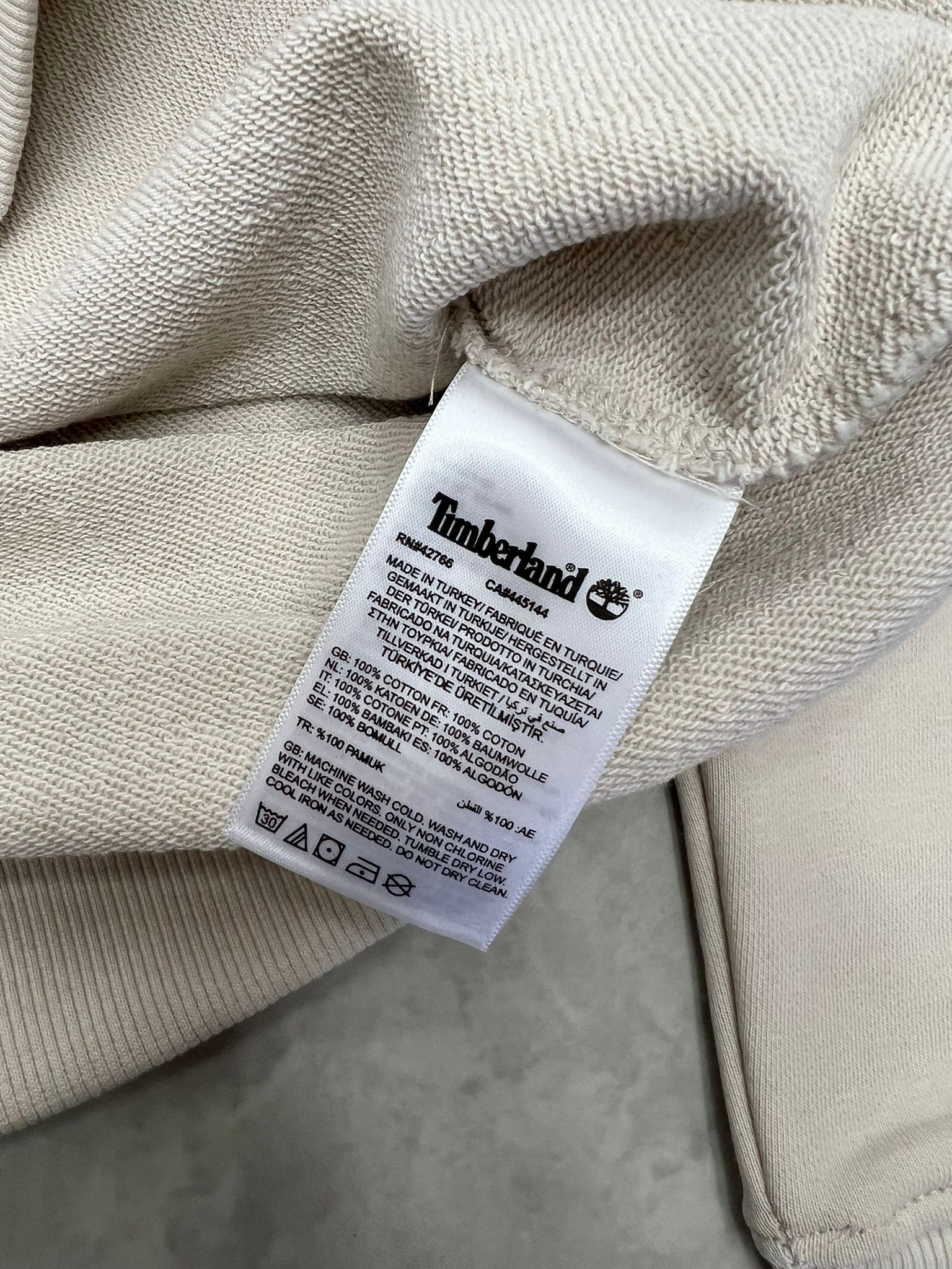 Ton To Tone Mid Icon Nakış Cream Sweatshirt