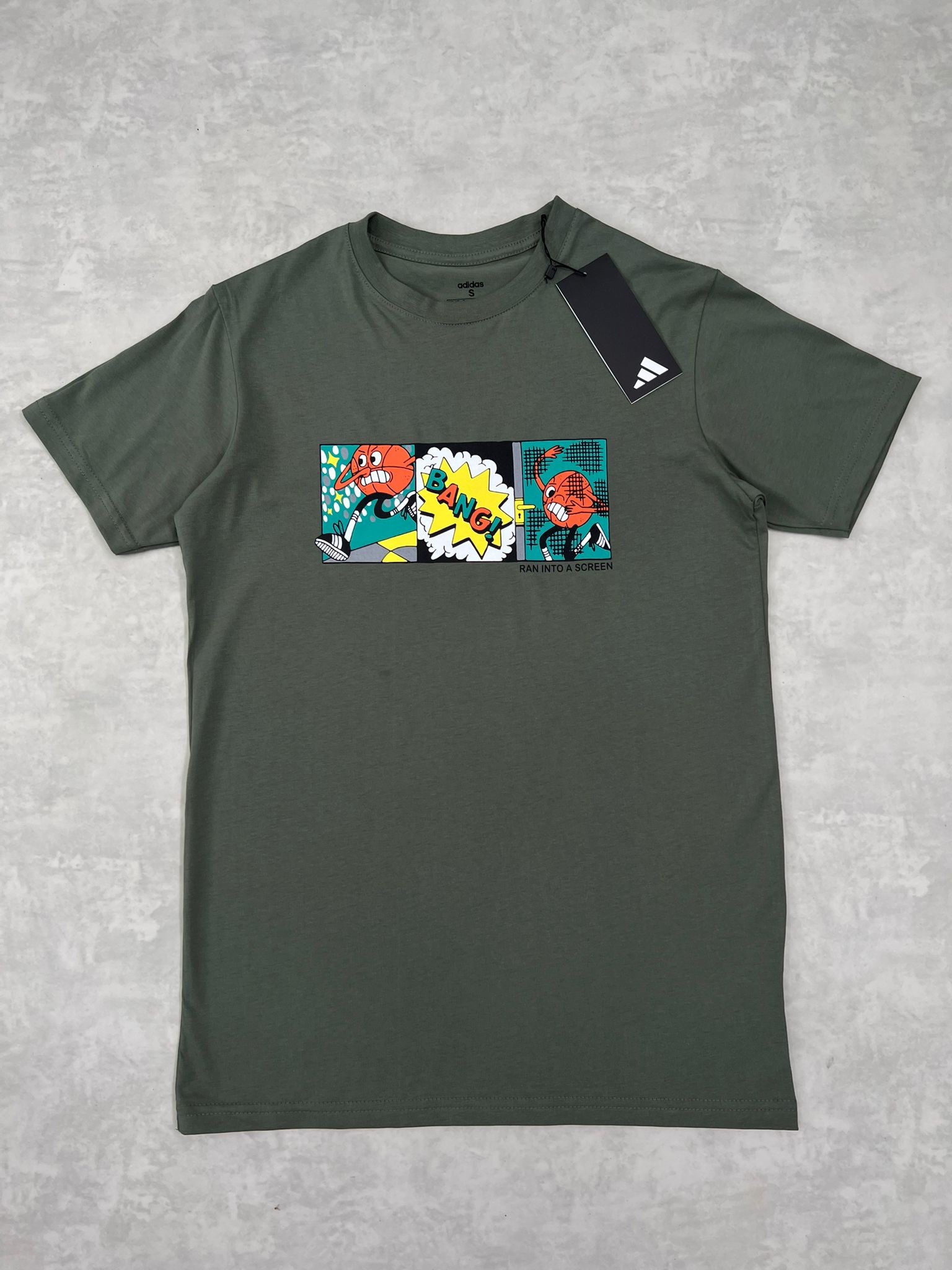 Color Box Basketball Haki  T-Shirt