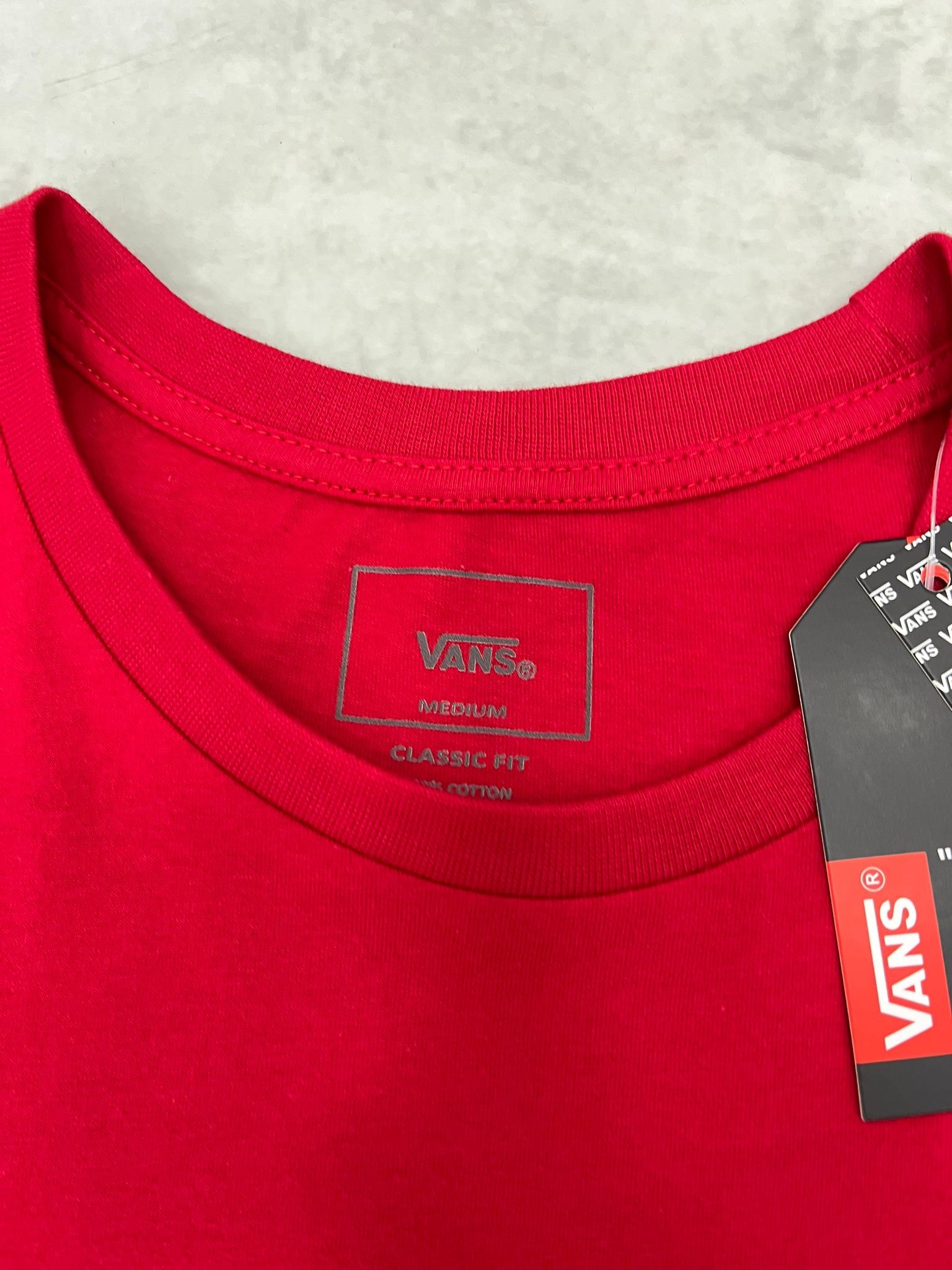 Yeni Sezon Basic Mini Logo Classic Red T-shirt