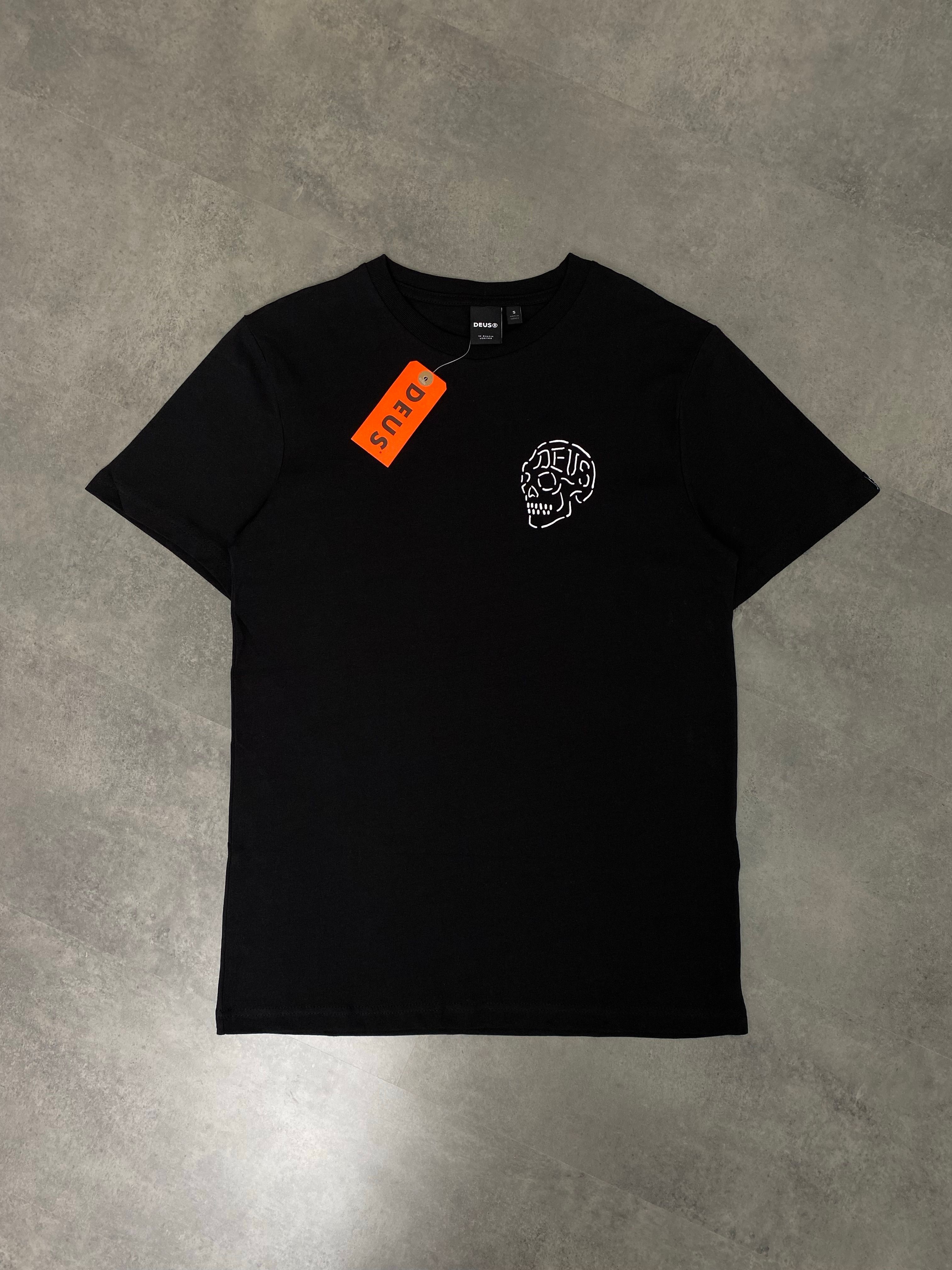 Yeni Sezon Ex Machina Venice Skull Black T-shirt