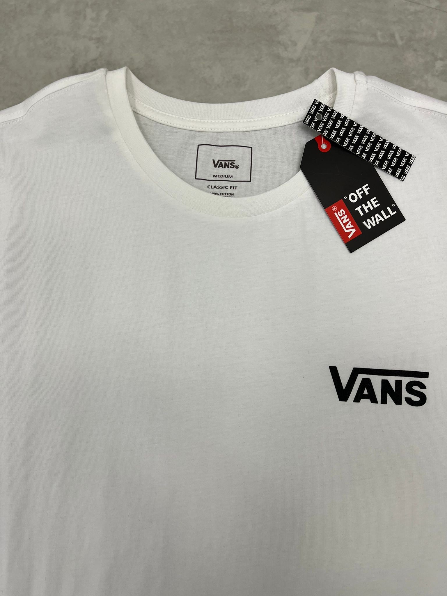 Yeni Sezon Basic Mini Logo Classic Cream T-shirt