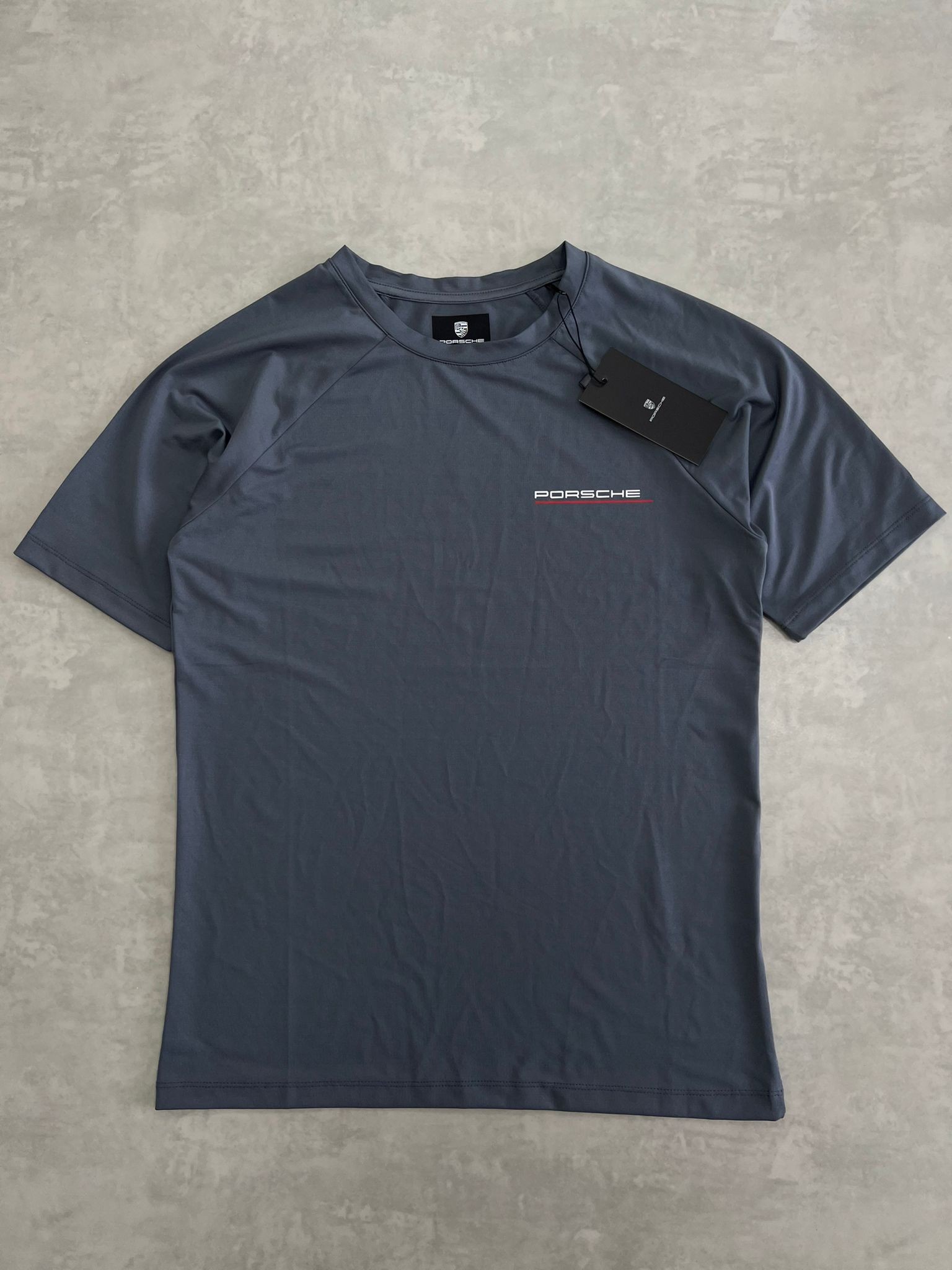 Back Print Icon Logo Clima Cool (Nefes Alan) Gray T-shirt