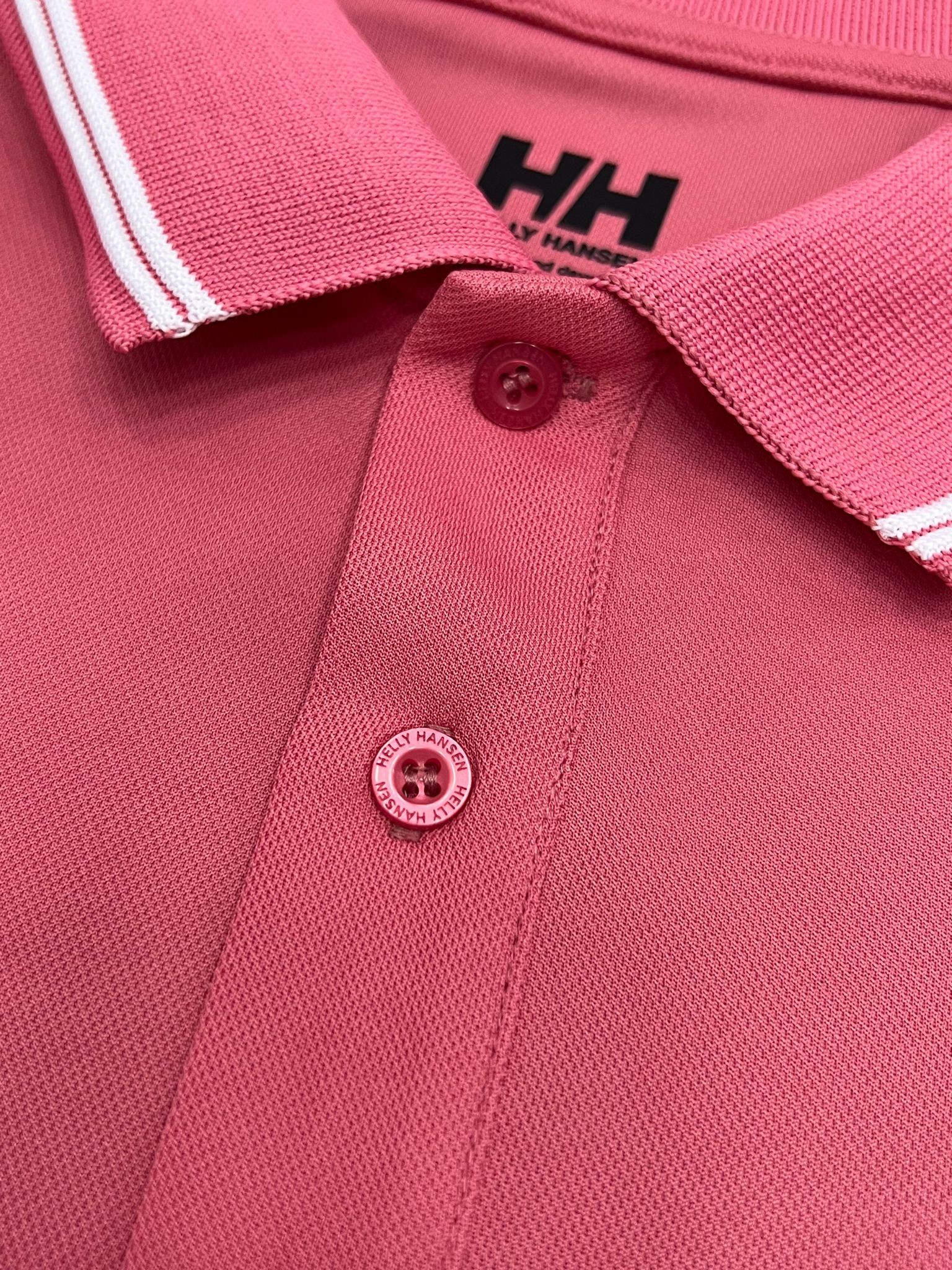 Kol Detaylı Model  Clima Cool (Nefes Alan) Polo Yaka Ligt Pink T-shirt