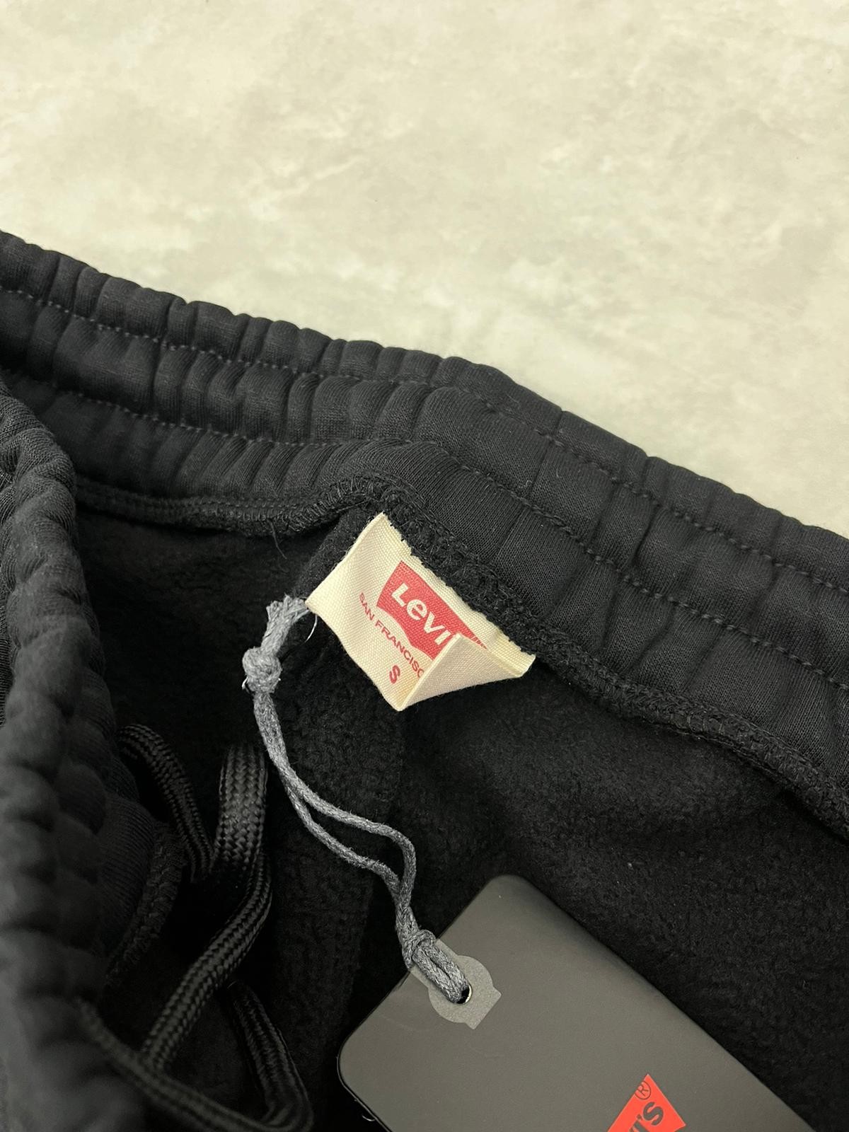 Kışlık Kalın Kumaş Black Nakış Logo Jogger