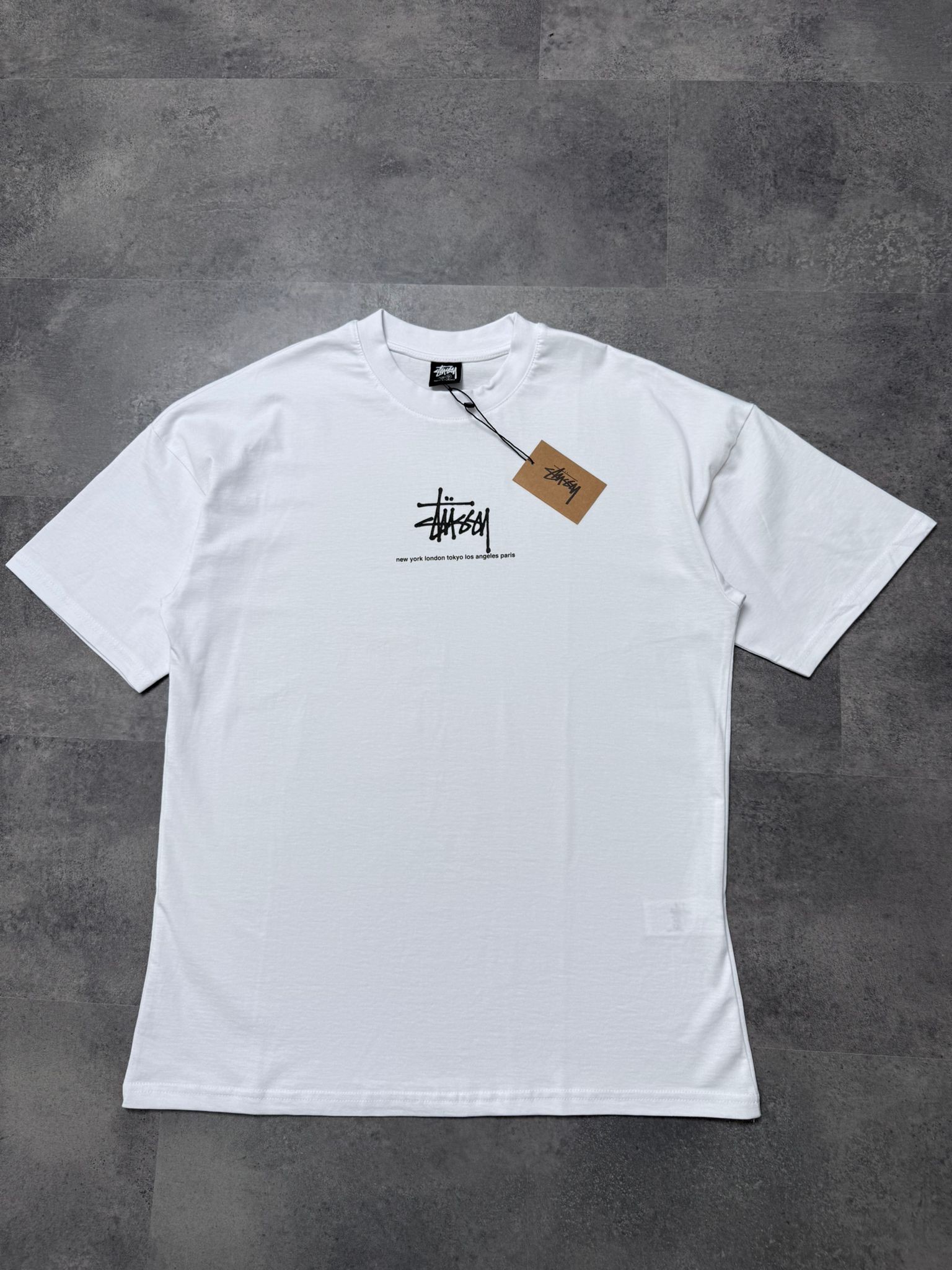Yeni Sezon Mid Icon Logo Ceast T-shirt - BEYAZ