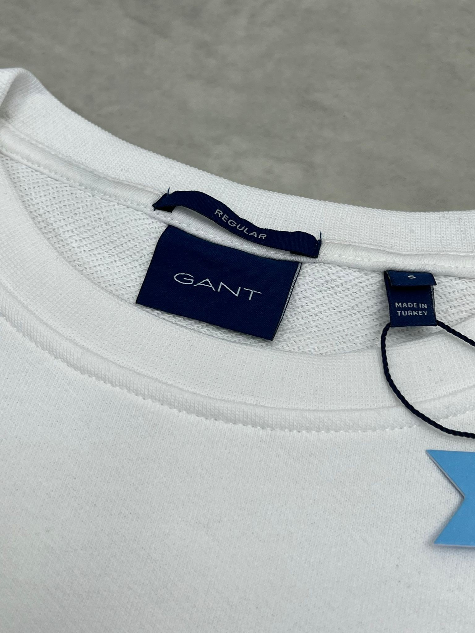 Yeni Sezon American Sportswear Basic İcon Logo White Sweatshirt