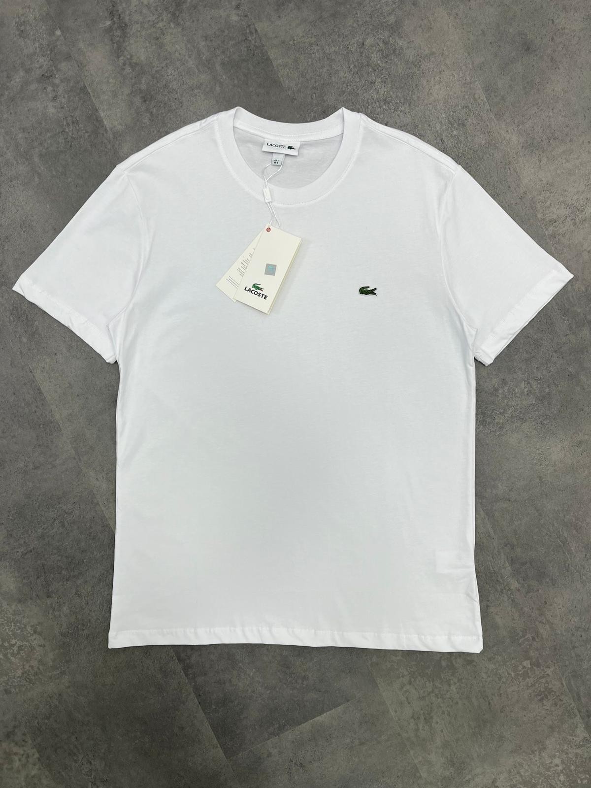 Yeni Sezon Basic Mini Logo Classic White T-shirt