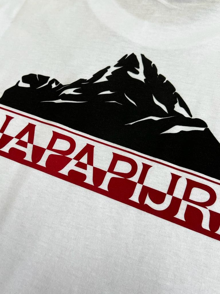 Mountain  Mini Logo White T-shirt
