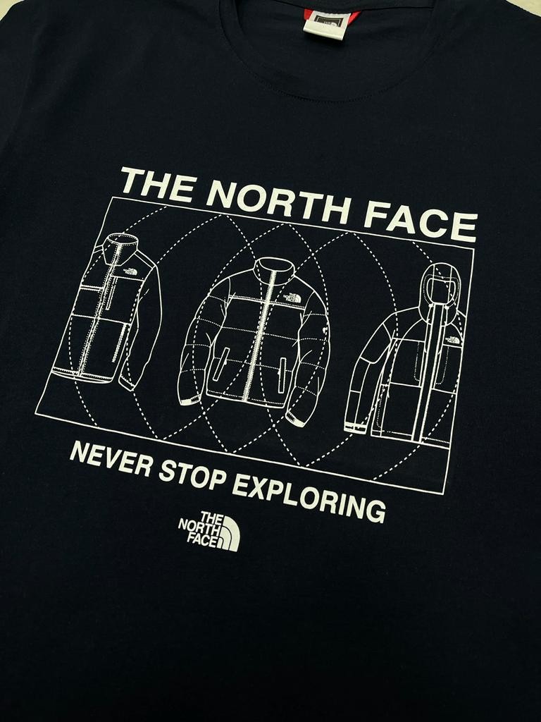 Navy Blue Printed T-shirt