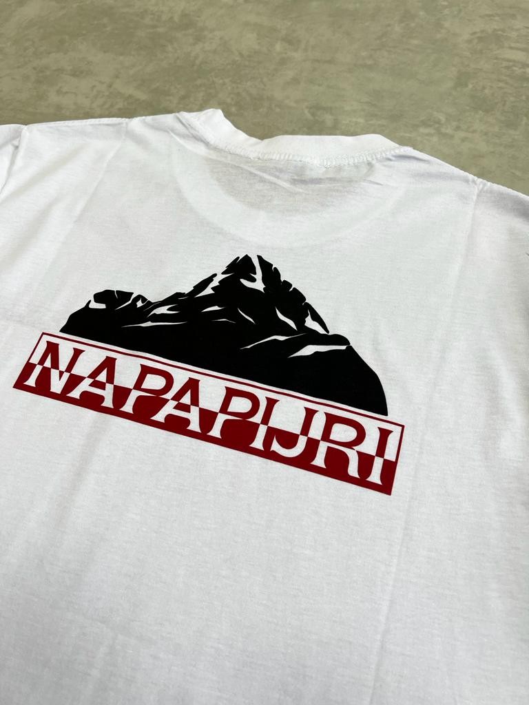 Mountain  Mini Logo White T-shirt
