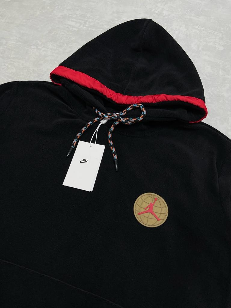 Essential Statement Mountaınsıde Fleece Black Hoodie