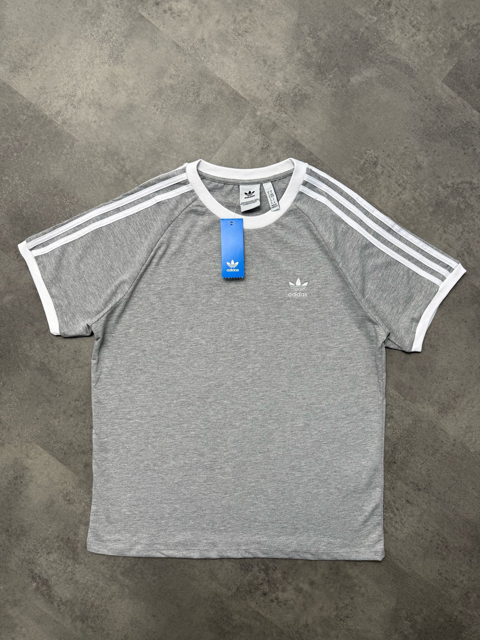 Yeni Sezon Classics 3 Stripes T-shirt - AÇIK GRİ