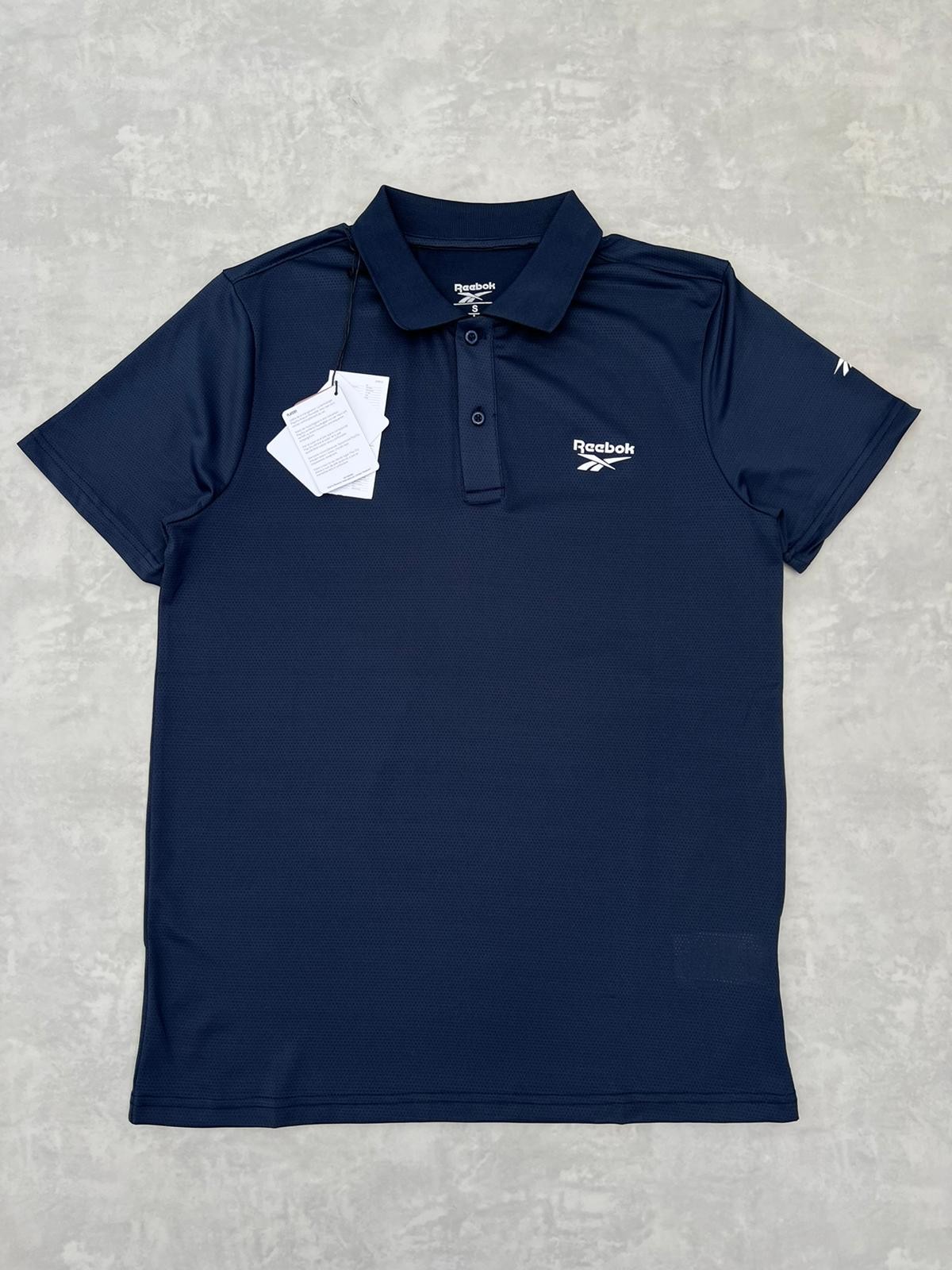 Classic Clima Cool (Nefes Alan)  Polo Yaka Navy Blue T-shirt
