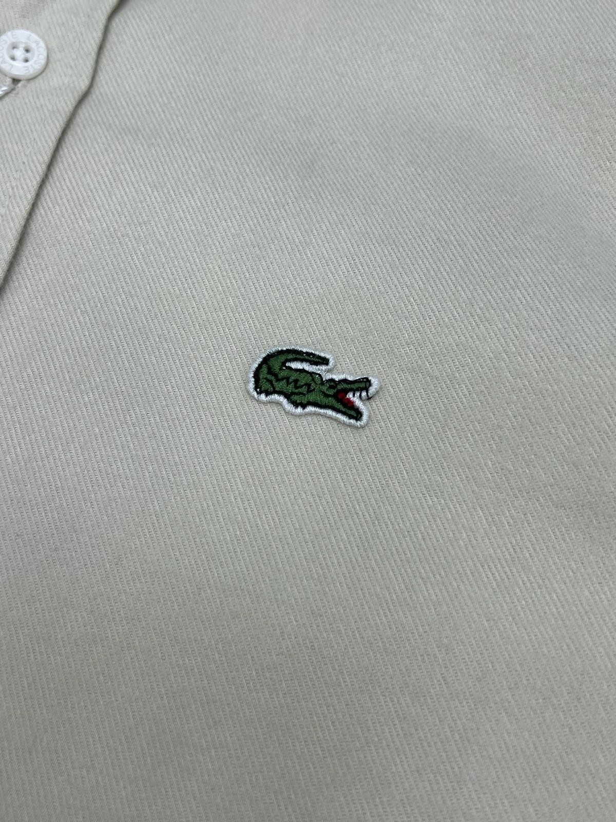 Yeni Sezon Kışlık Basic Mini Logo Classic Cream Gömlek
