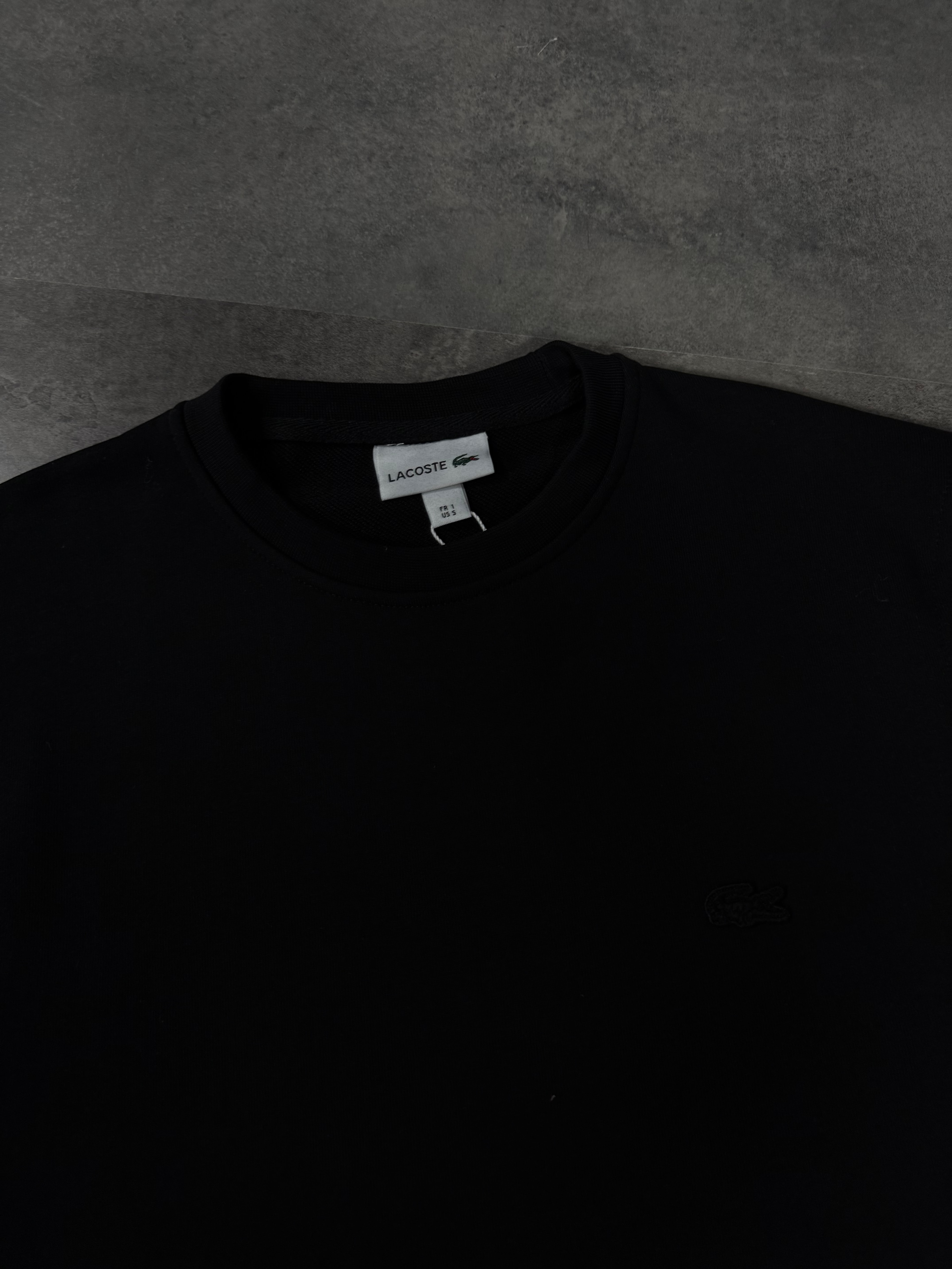 Yeni Sezon Basic Mini Logo Üç İplik Şardonsuz Sweatshirt