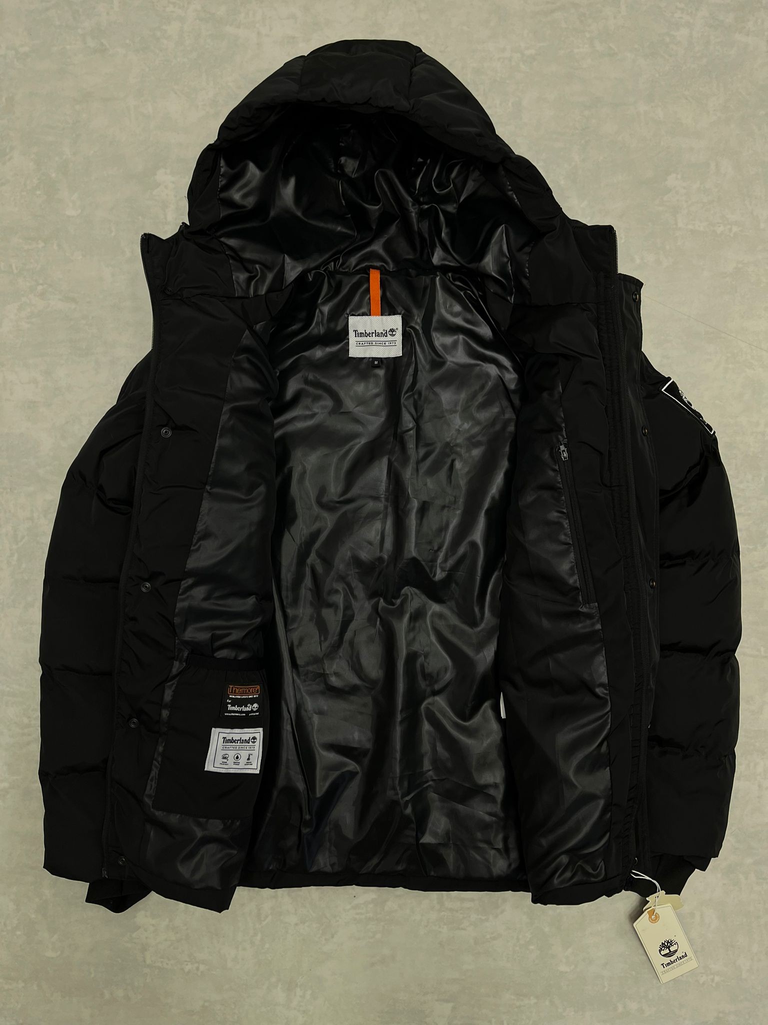 Yeni Sezon Özel WaterProof Şişme Nakış Logo Black Mont 