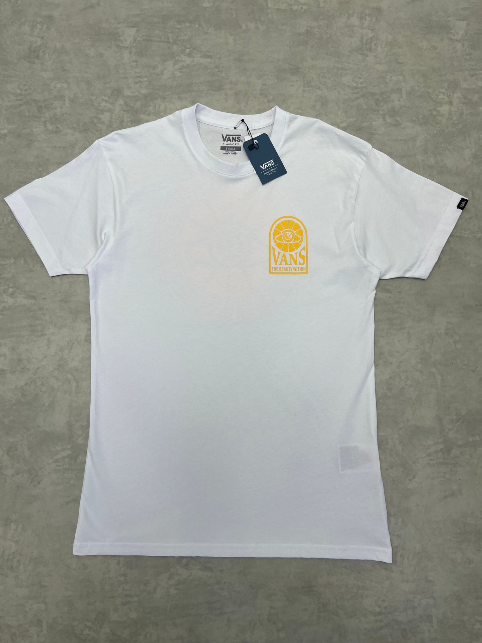 The Beauty Of The Wall Back Print White T-shirt