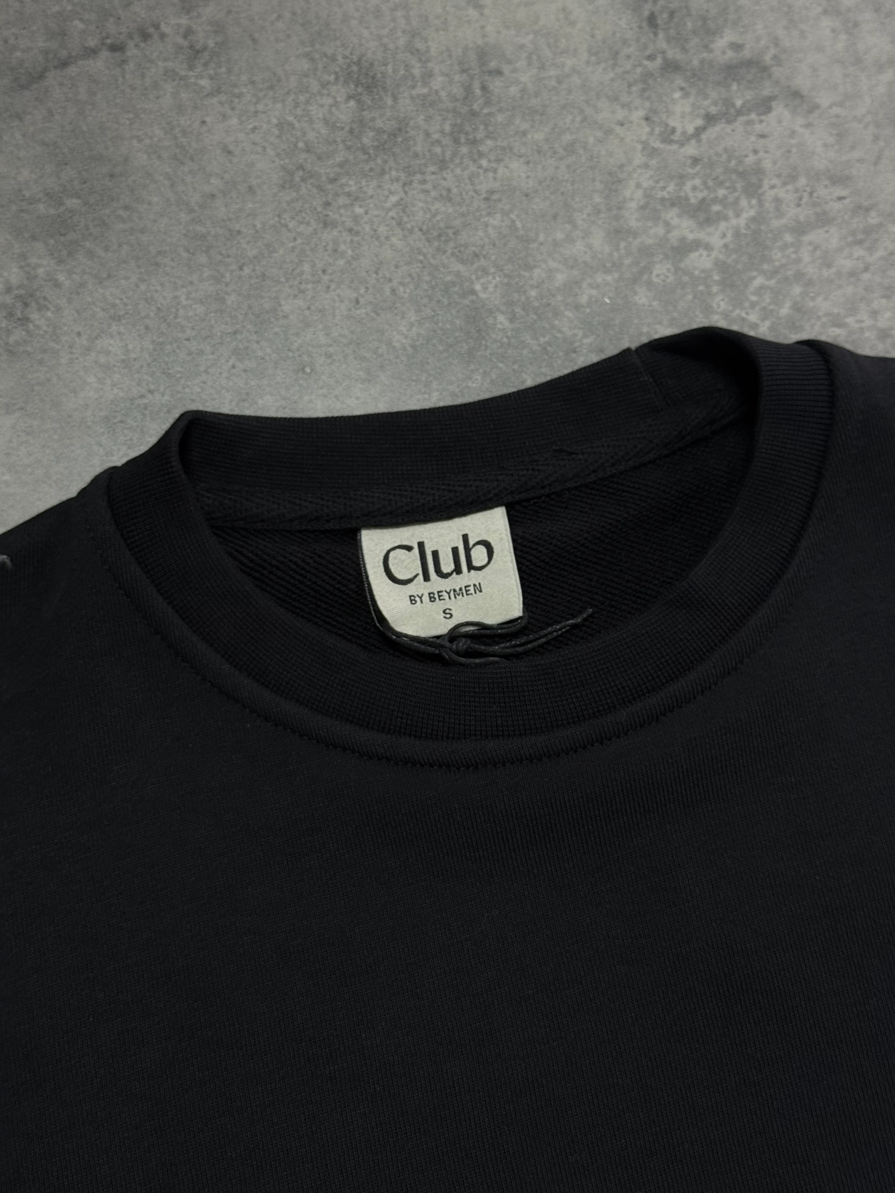 Yeni Sezon Üç İplik Diogonel Ton To Tone Logo Sweatshirt