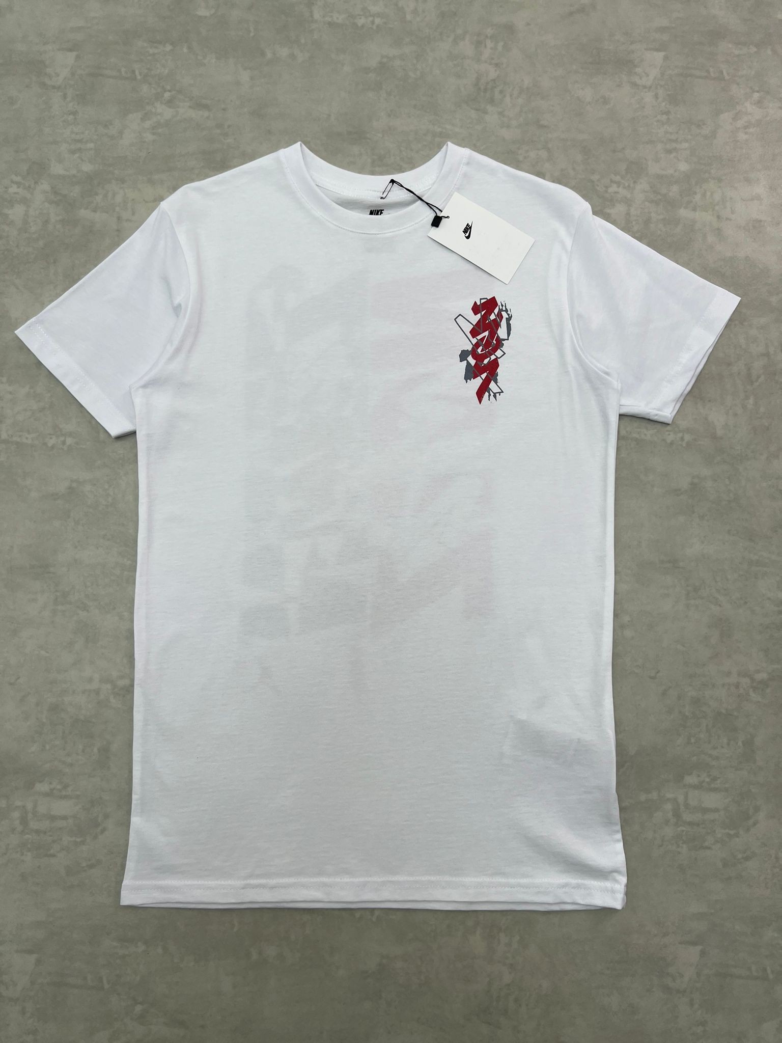 Zwn Non Model Back Print White  T-shirt