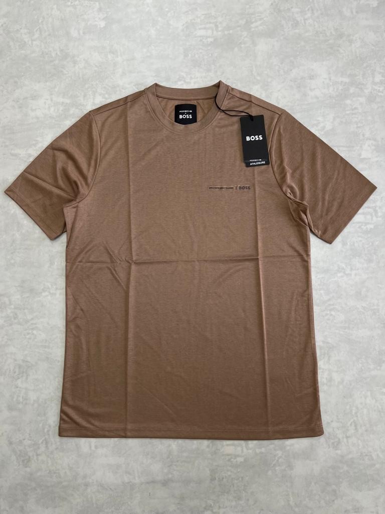 Porche x Bss Logo Clima Cool (Nefes Alan) Cream T-shirt