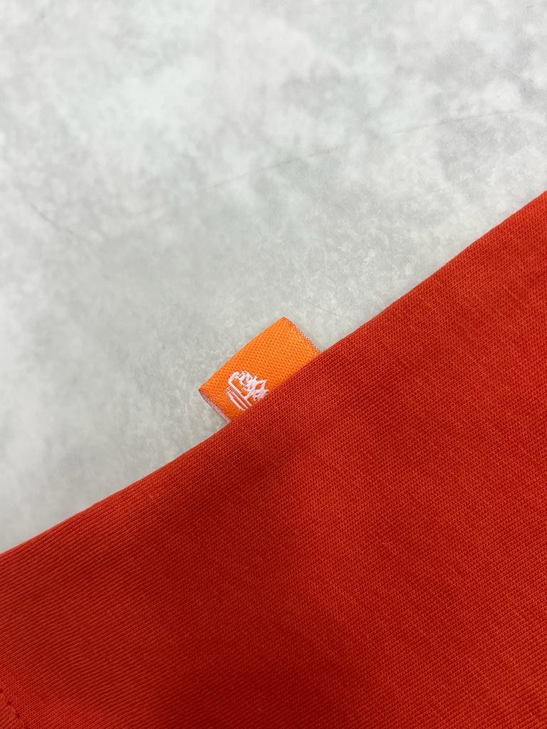 Back To Mid Logo Print Orange T-shirt