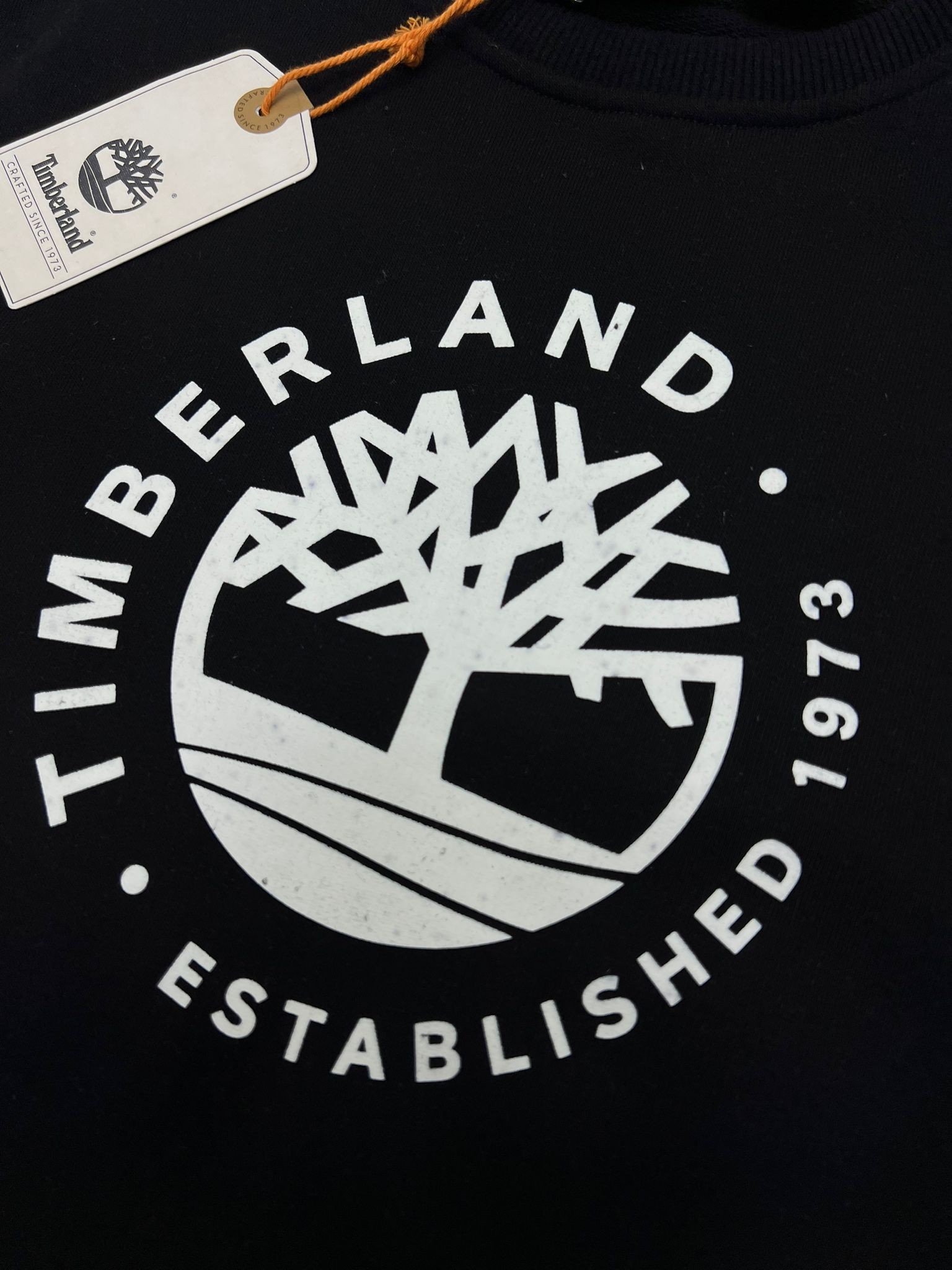 Mid Icon Logo Est.1973 Woden Light Black Sweatshirt
