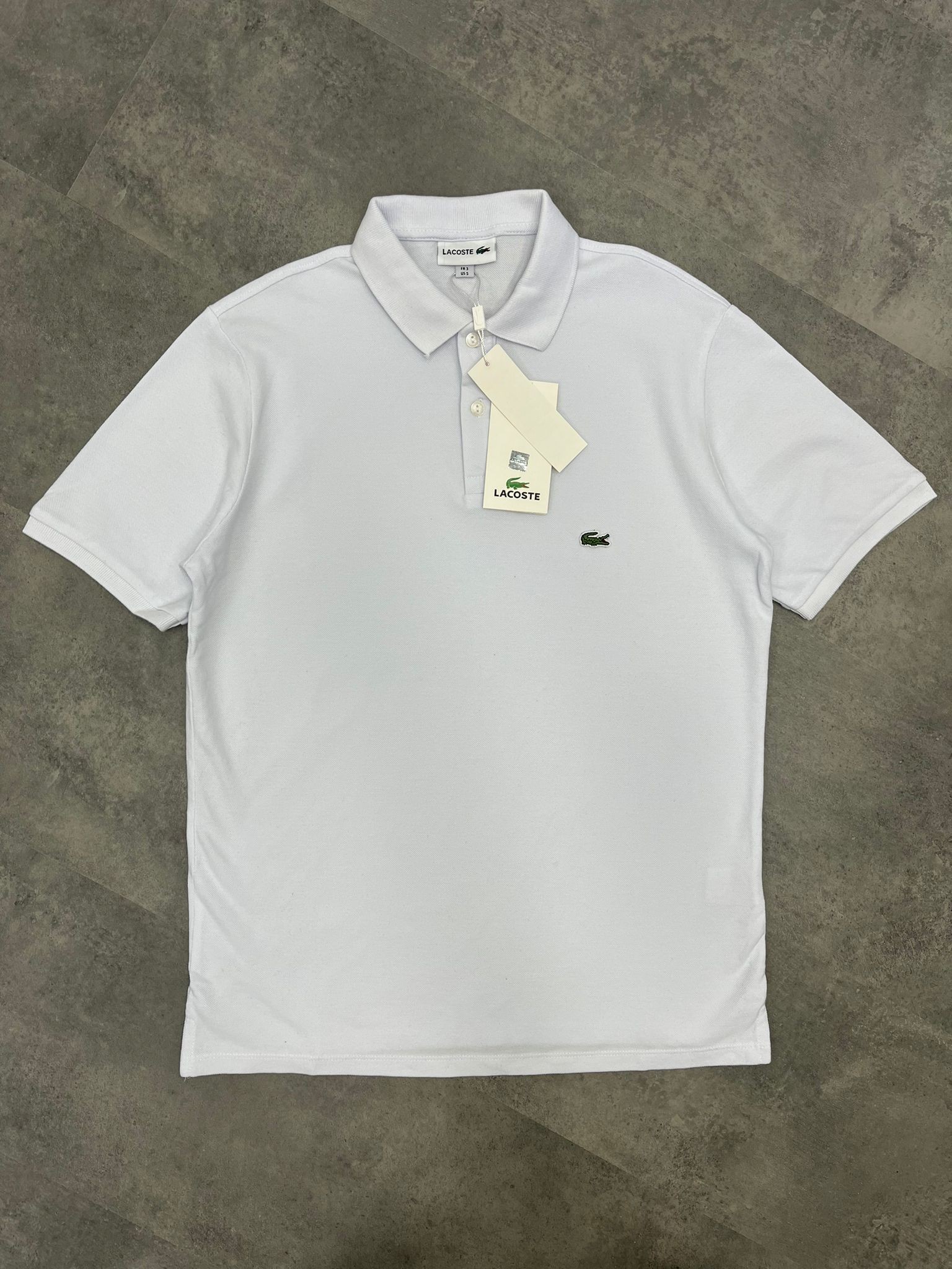 Yeni Sezon Basic Mini Logo White Classic Polo Yaka