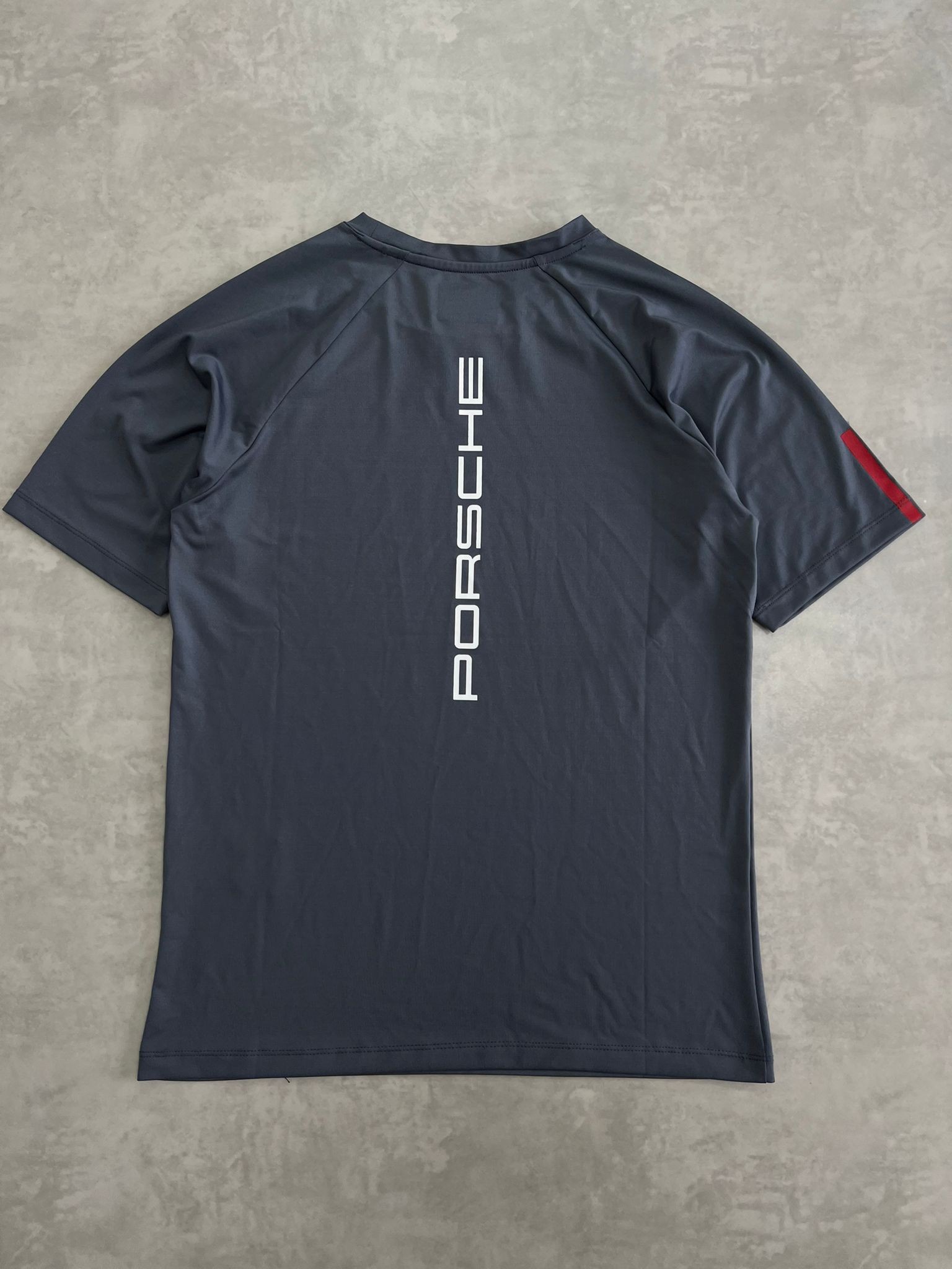 Back Print Icon Logo Clima Cool (Nefes Alan) Gray T-shirt