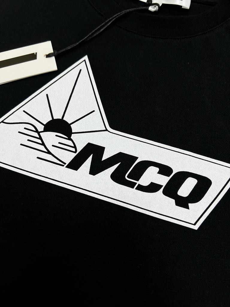 Mid Sun Logo Black T-shirt