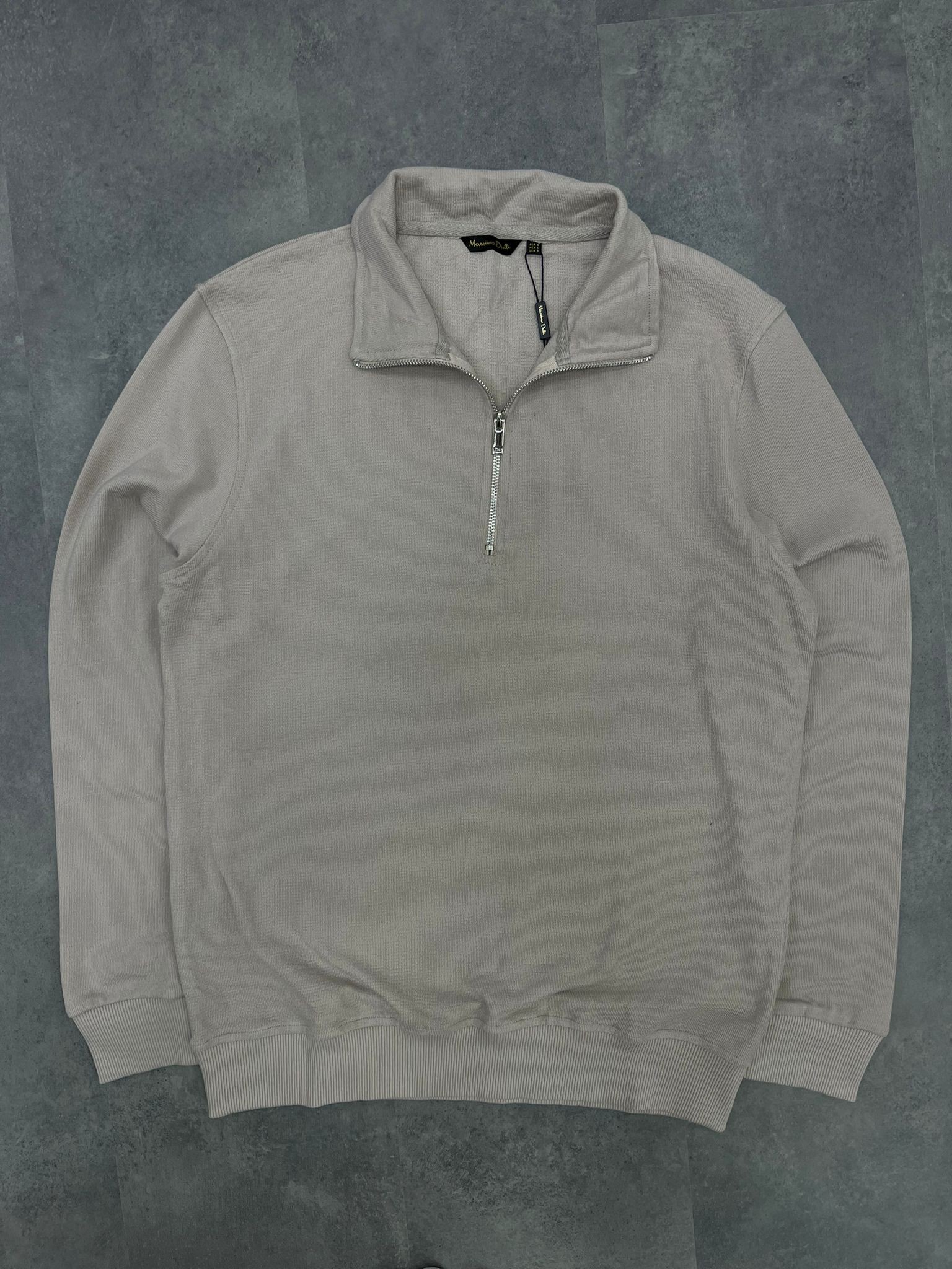 Yeni Sezon Triko Yarım Fermuarlı Sweatshirt