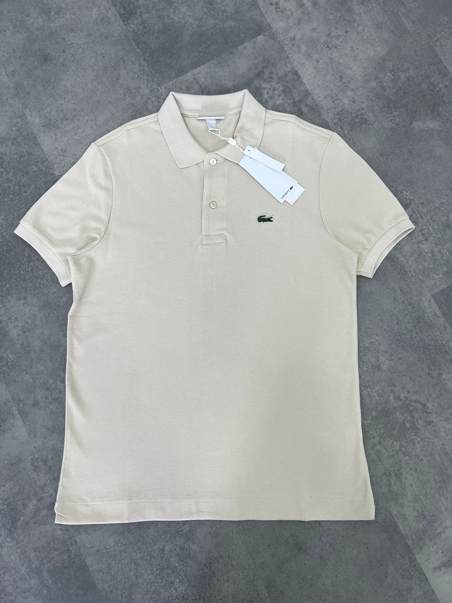 Yeni Sezon  Logo Mini Logo Classic Cream  Polo Yaka