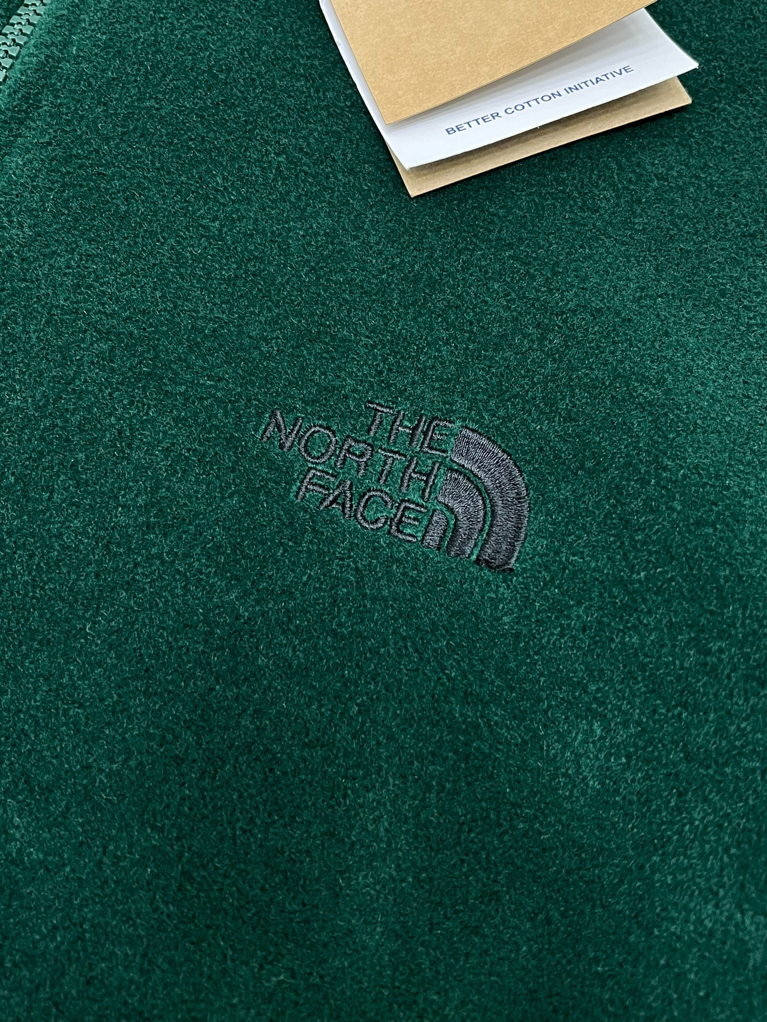 Yarım Fermuarlı Mini Logo Green  Polar