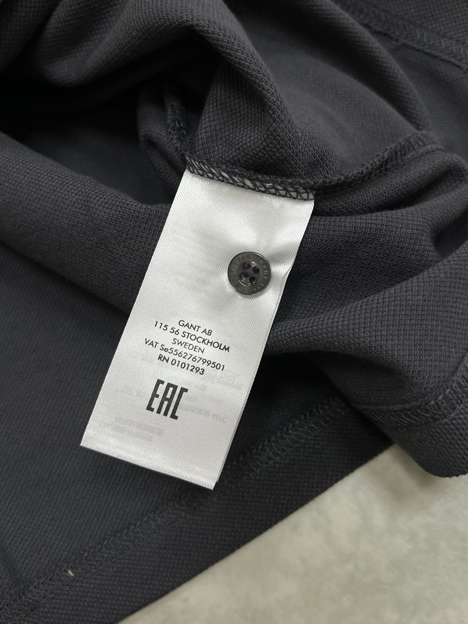 Classic Ceest Logo Basic Antrasit Polo Yaka T-shirt