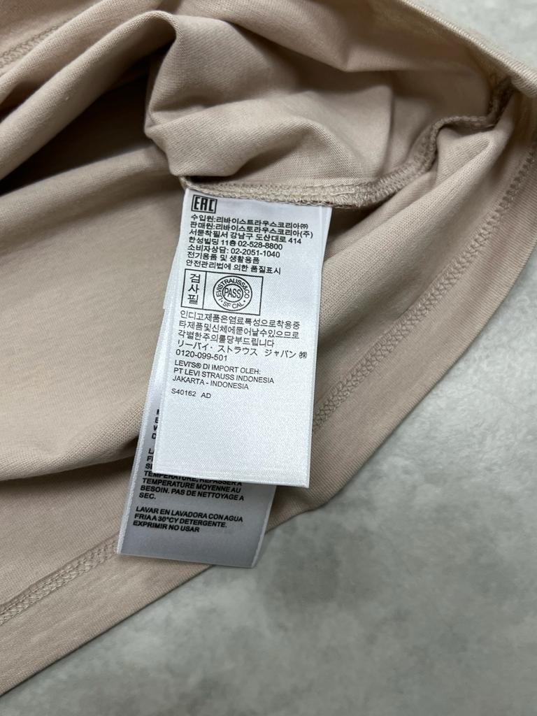 Classic Mini Logo Basic Cream T-shirt