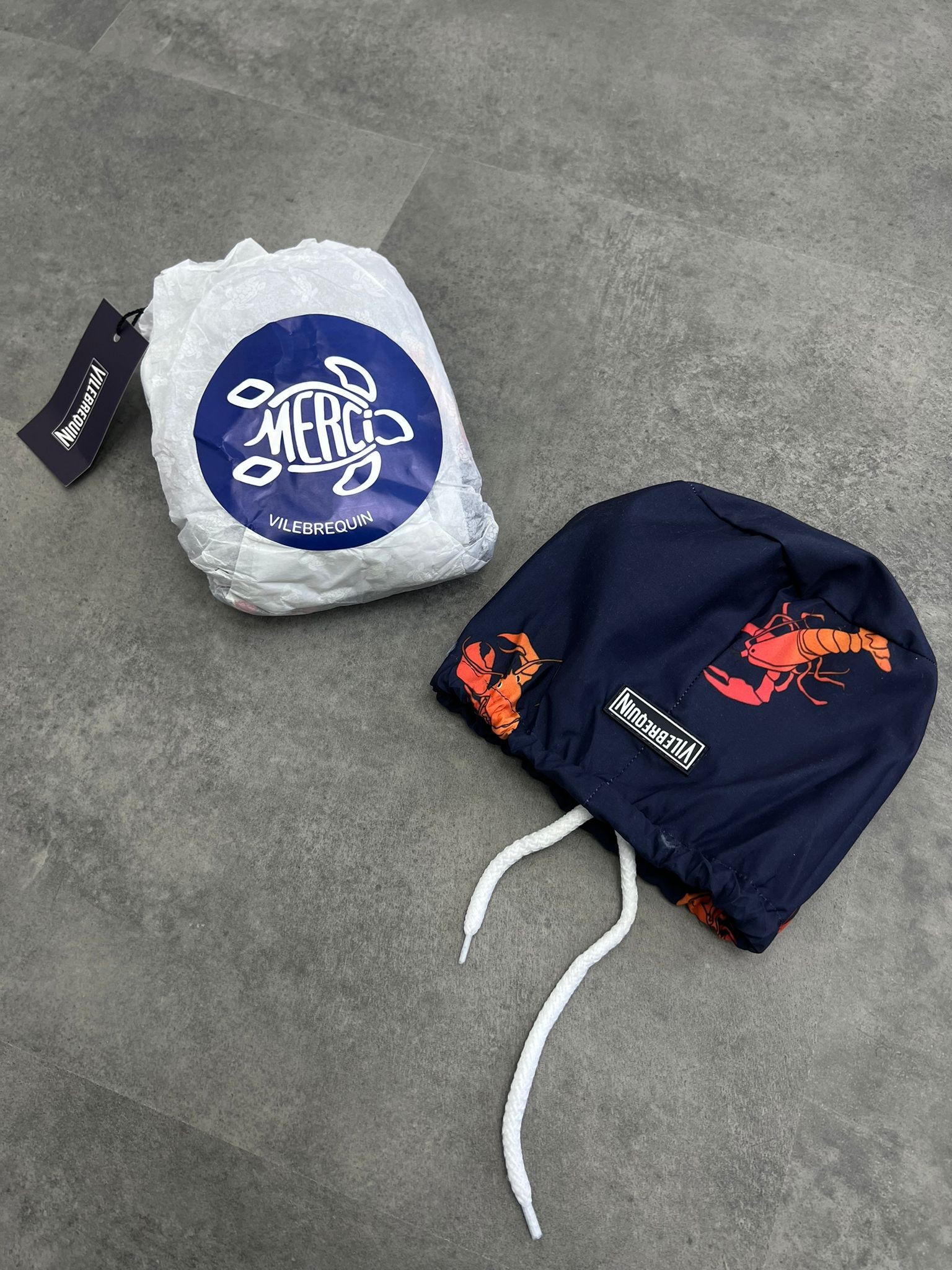 Yeni Sezon Digital Desenli Fast Drying Crab Navy Blue  Deniz Şortu