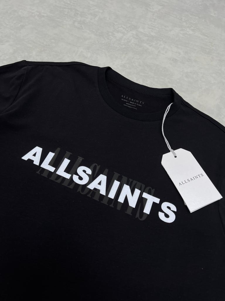 Again Mid Icon Logo Black T-shirt