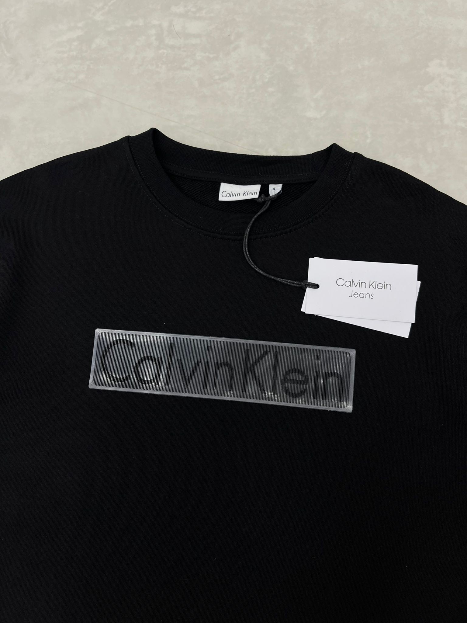 Yeni Sezon Hologram Logolu Özel Seri Black Sweatshirt