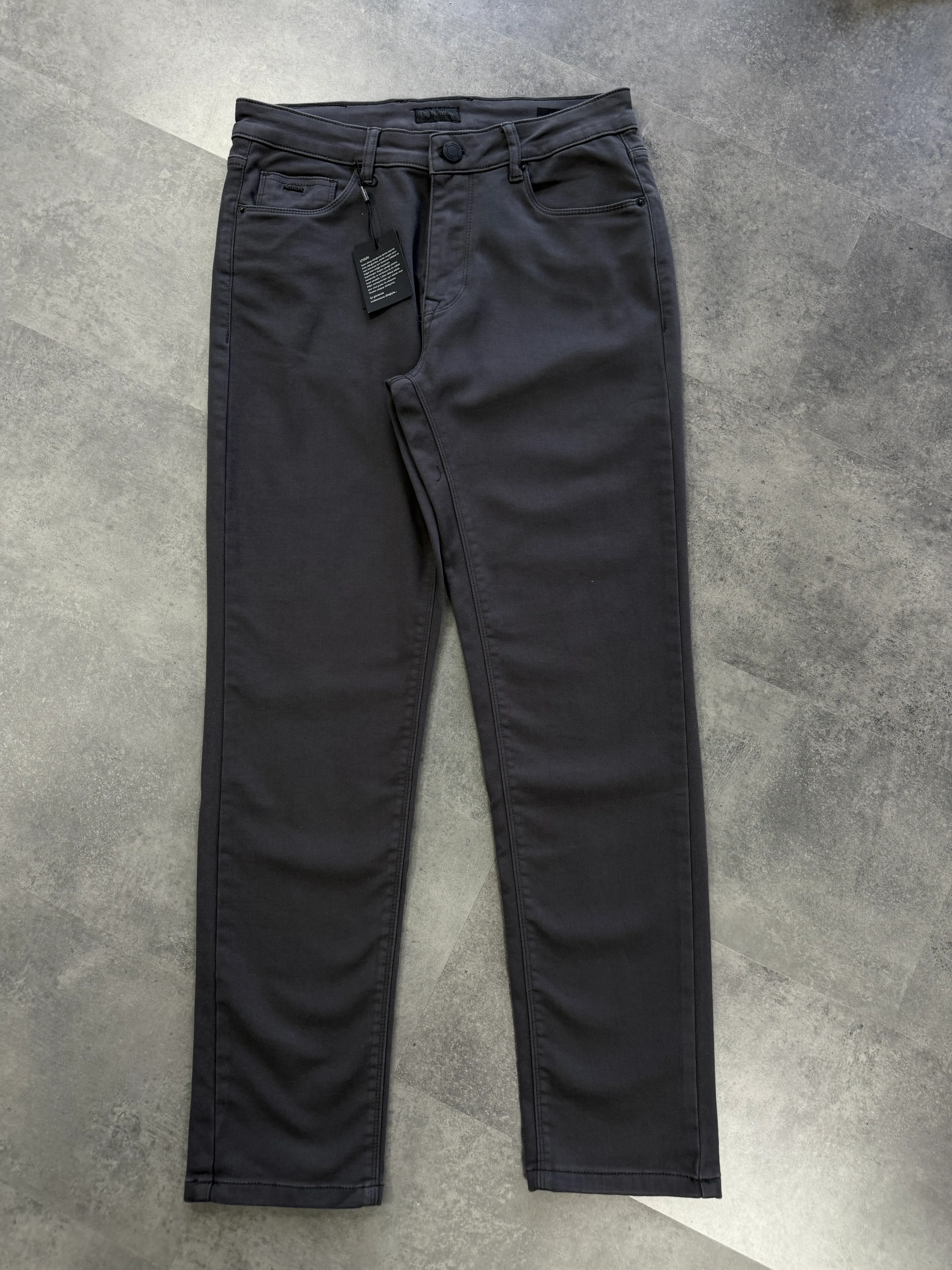 Yeni Sezon Gabardin Likralı Pantalon - ANTRASİT